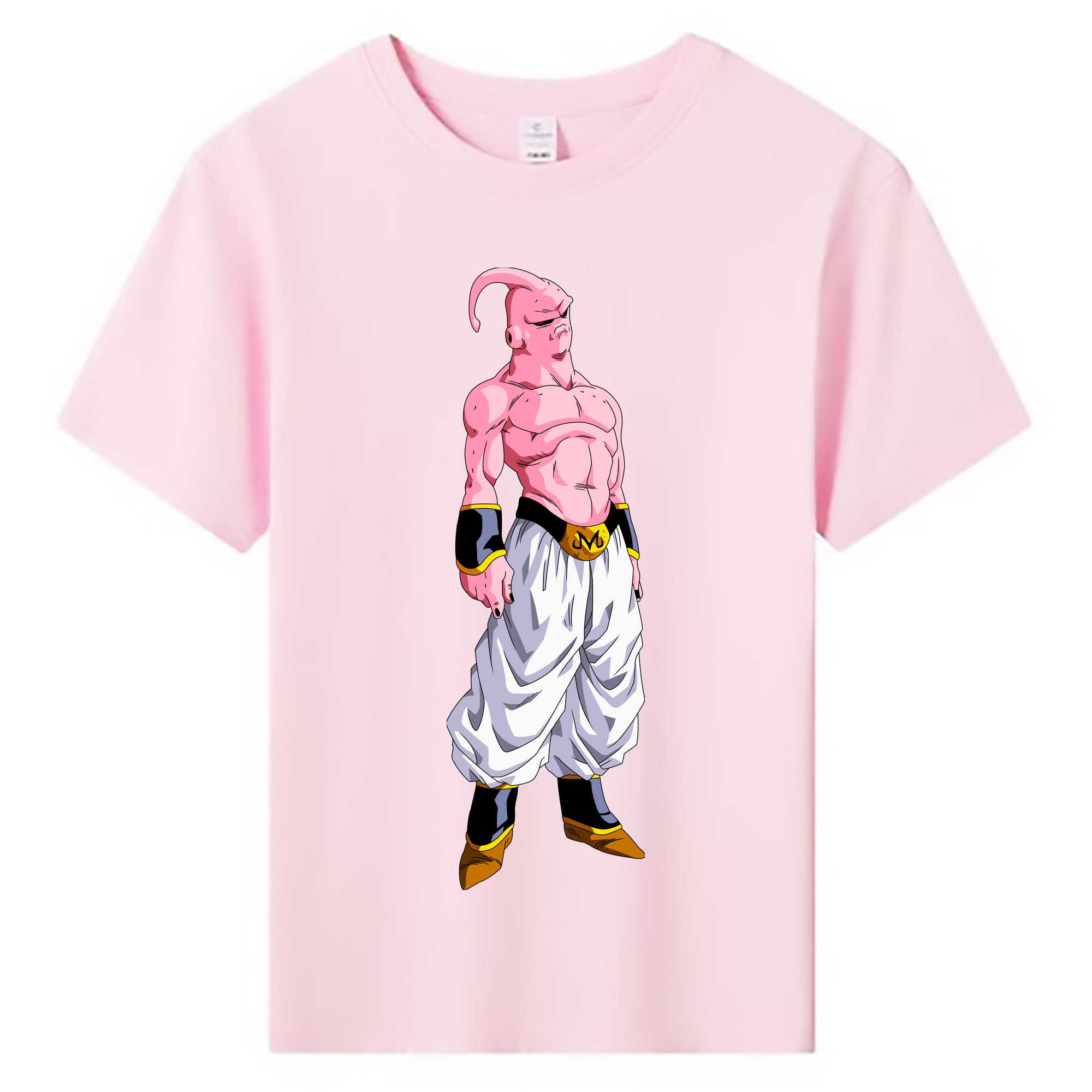 （画像用） ドラゴンボール 魔人ブウ DRAGON BALL Majin Buu 綿100％キッズTシャツ（フロントプリント）