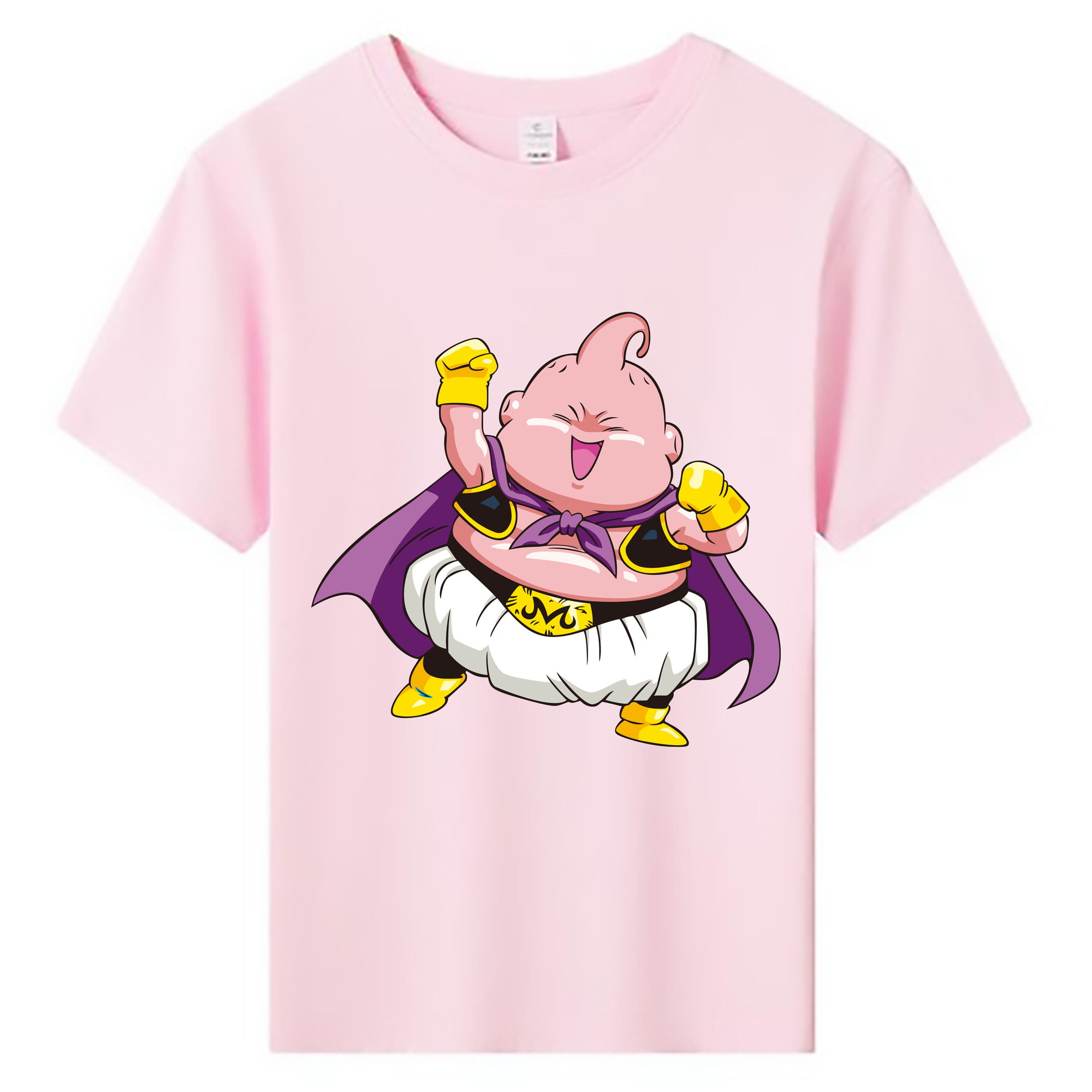 （画像用） ドラゴンボール 魔人ブウ DRAGON BALL Majin Buu 綿100％キッズTシャツ（フロントプリント）