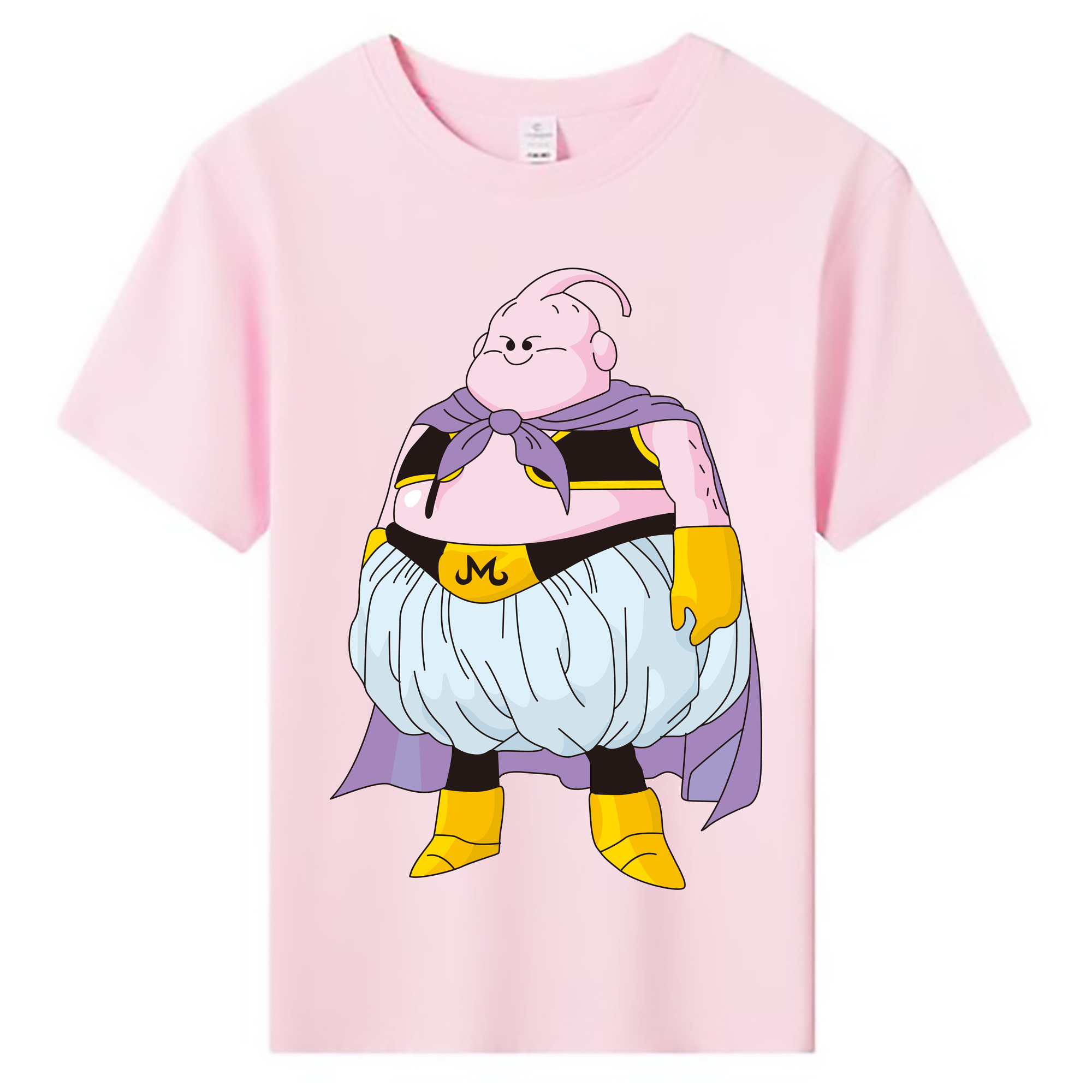 （画像用） ドラゴンボール 魔人ブウ DRAGON BALL Majin Buu 綿100％キッズTシャツ（フロントプリント）