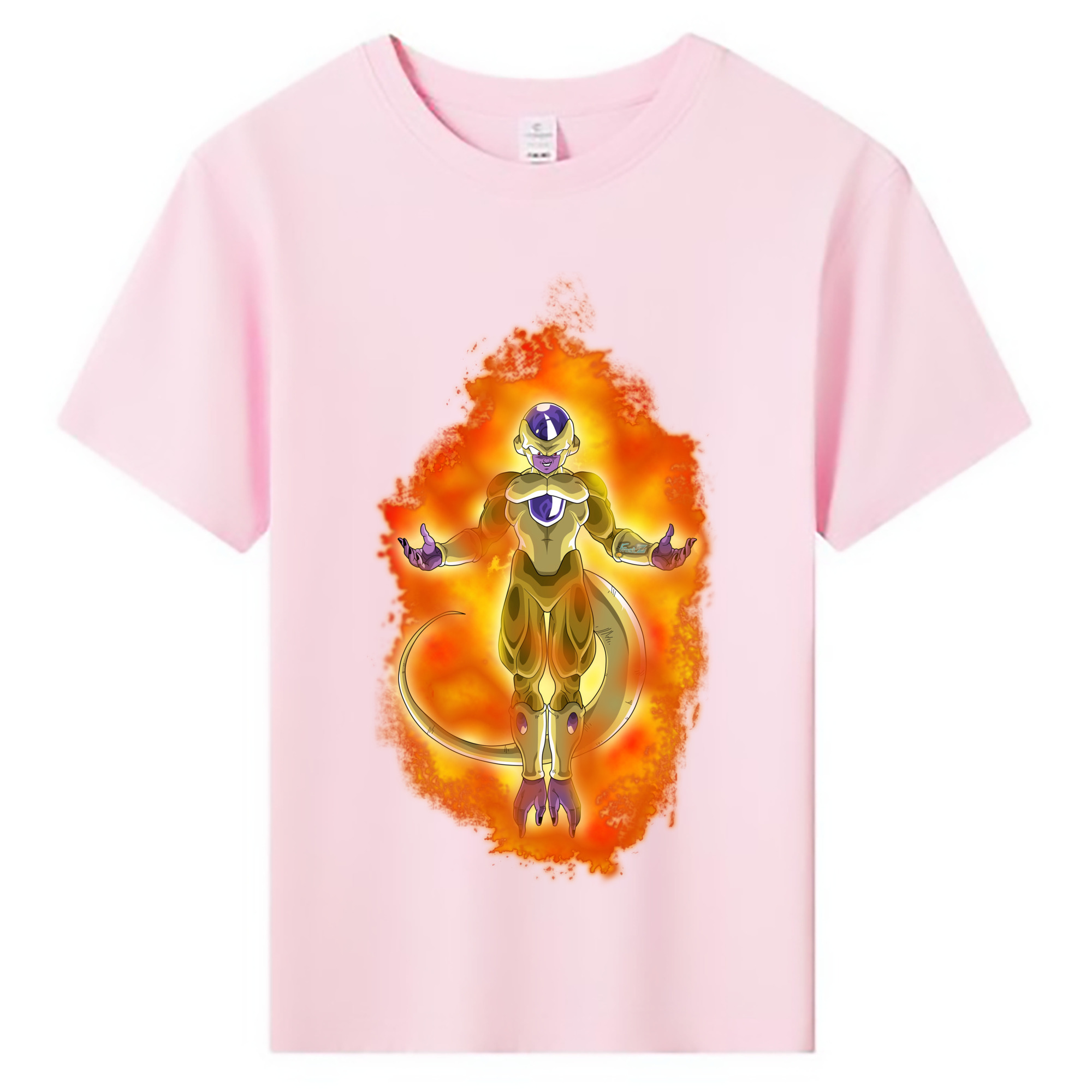 （画像用） ドラゴンボール フリーザ DRAGON BALL Frieza 綿100％キッズTシャツ（フロントプリント）
