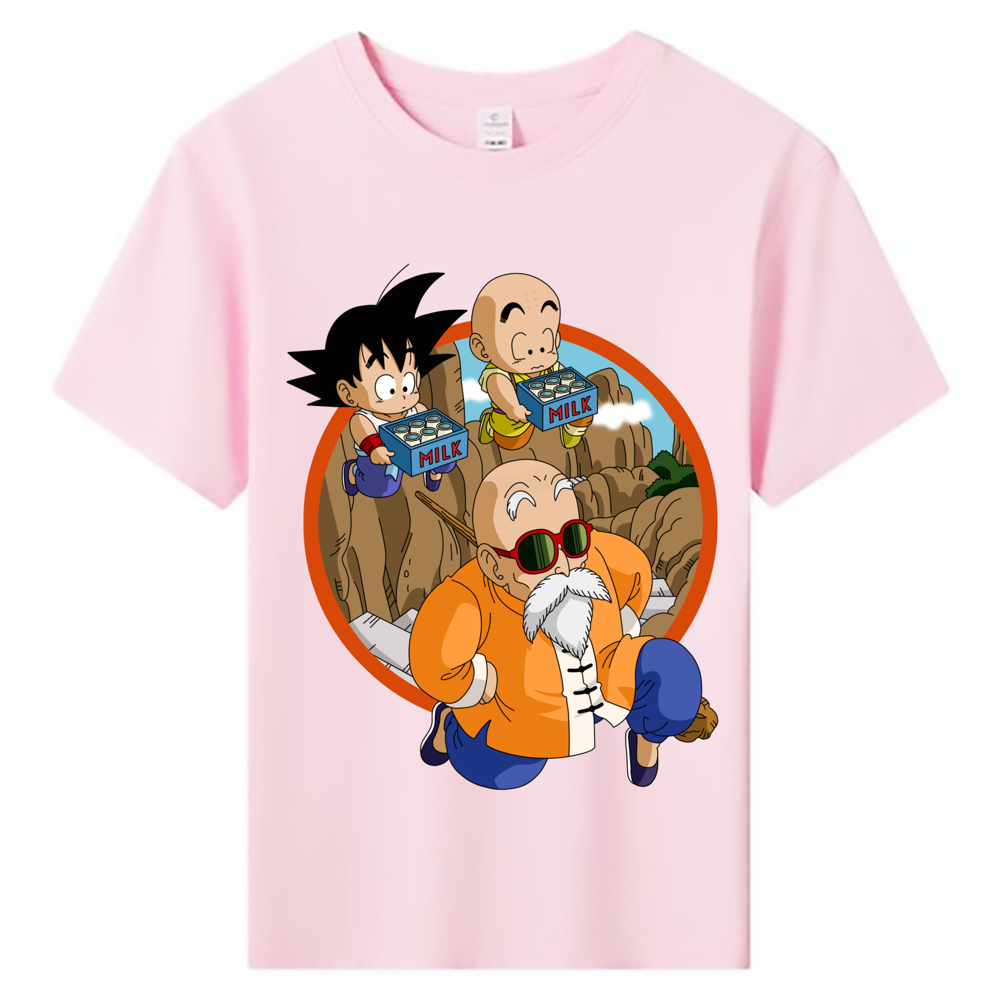（画像用） ドラゴンボール 亀仙人（かめせんにん） DRAGON BALL Master Roshi Kame Sennin 綿100％キッズTシャツ（フロントプリント）