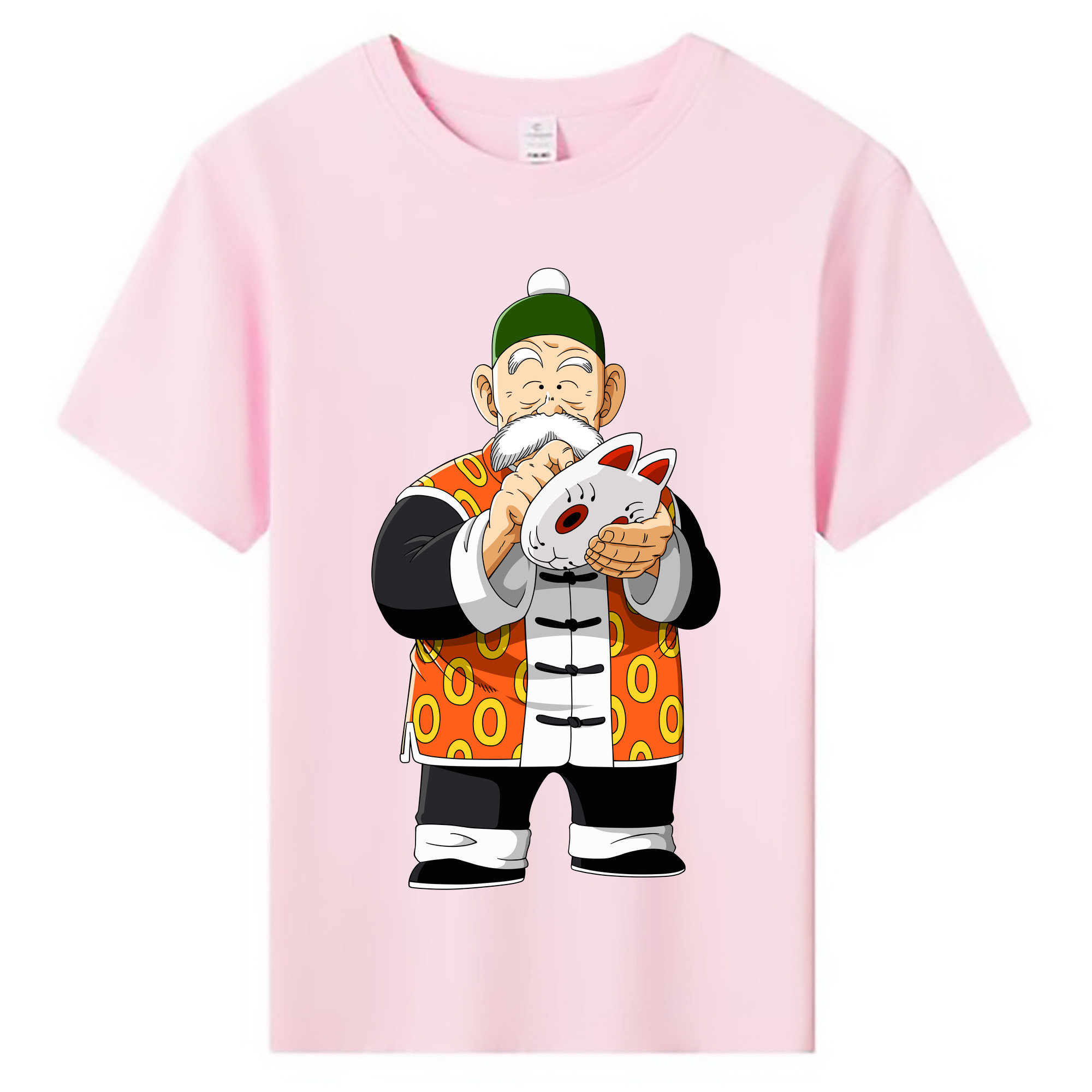 （画像用） ドラゴンボール 亀仙人（かめせんにん） DRAGON BALL Master Roshi Kame Sennin 綿100％キッズTシャツ（フロントプリント）