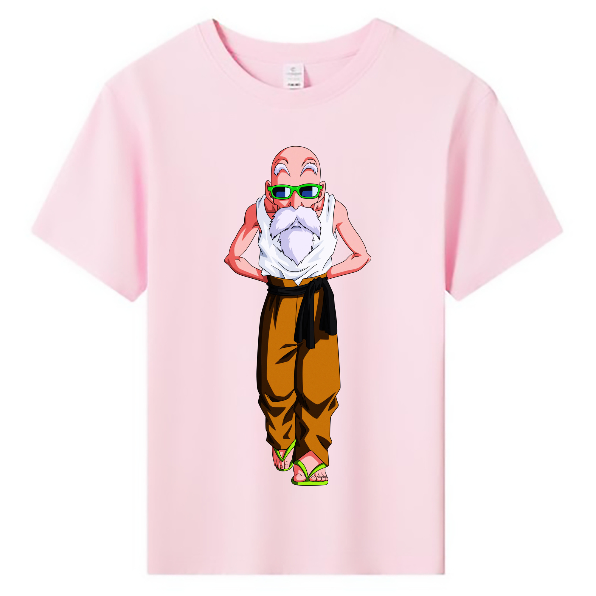 （画像用） ドラゴンボール 亀仙人（かめせんにん） DRAGON BALL Master Roshi Kame Sennin 綿100％キッズTシャツ（フロントプリント）