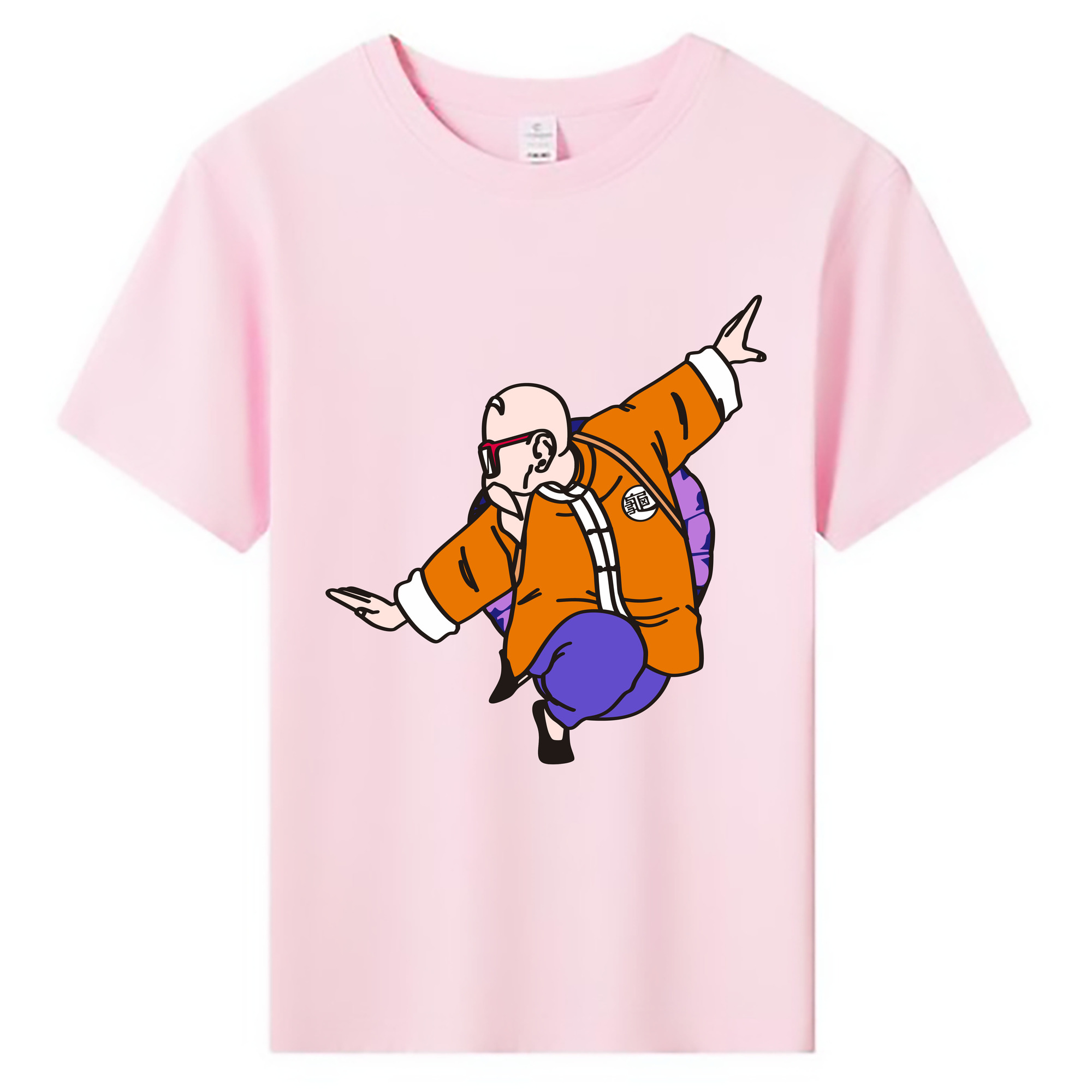 （画像用） ドラゴンボール 亀仙人（かめせんにん） DRAGON BALL Master Roshi Kame Sennin 綿100％キッズTシャツ（フロントプリント）