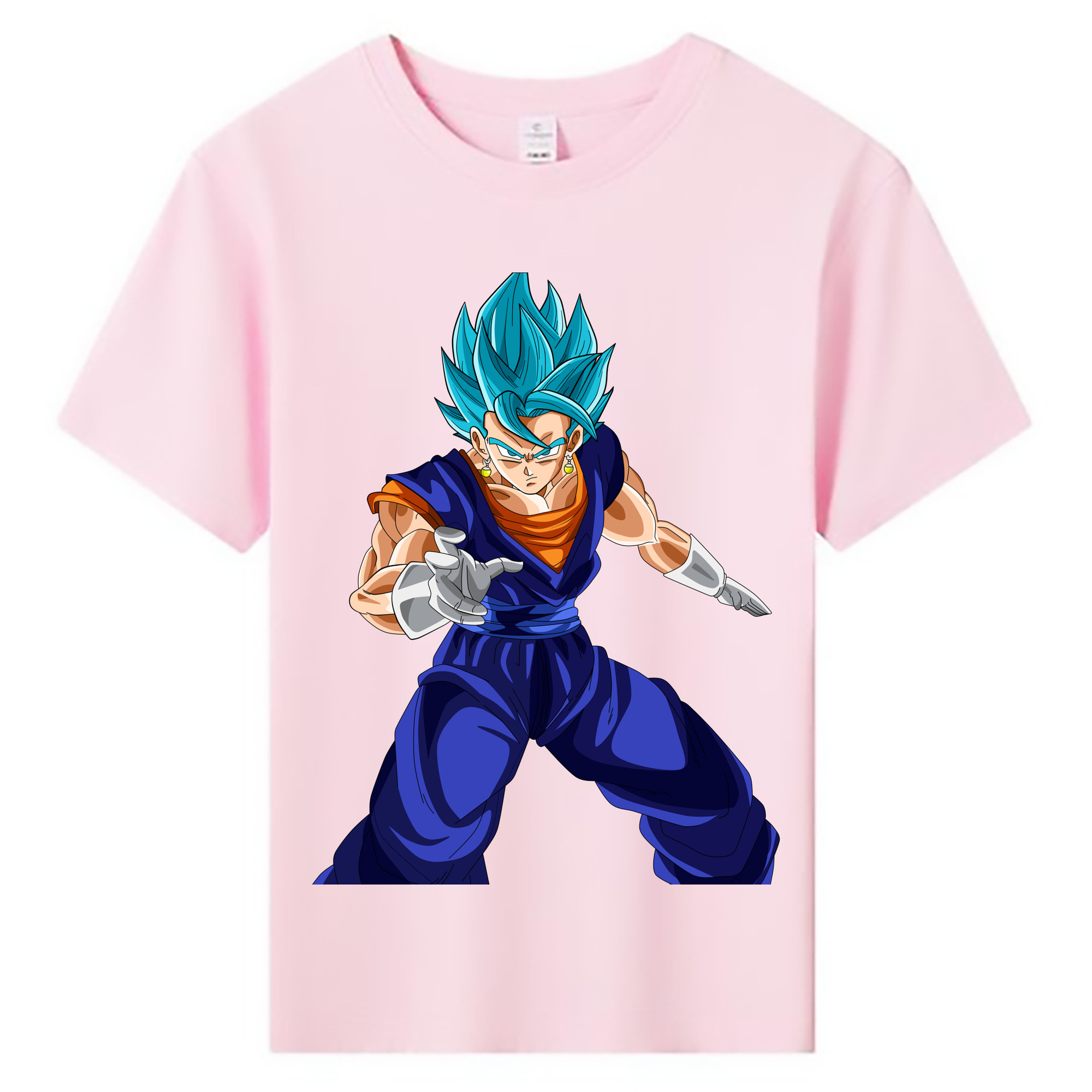 （画像用） ドラゴンボール ベジット DRAGON BALL Vegetto 綿100％キッズTシャツ（フロントプリント）