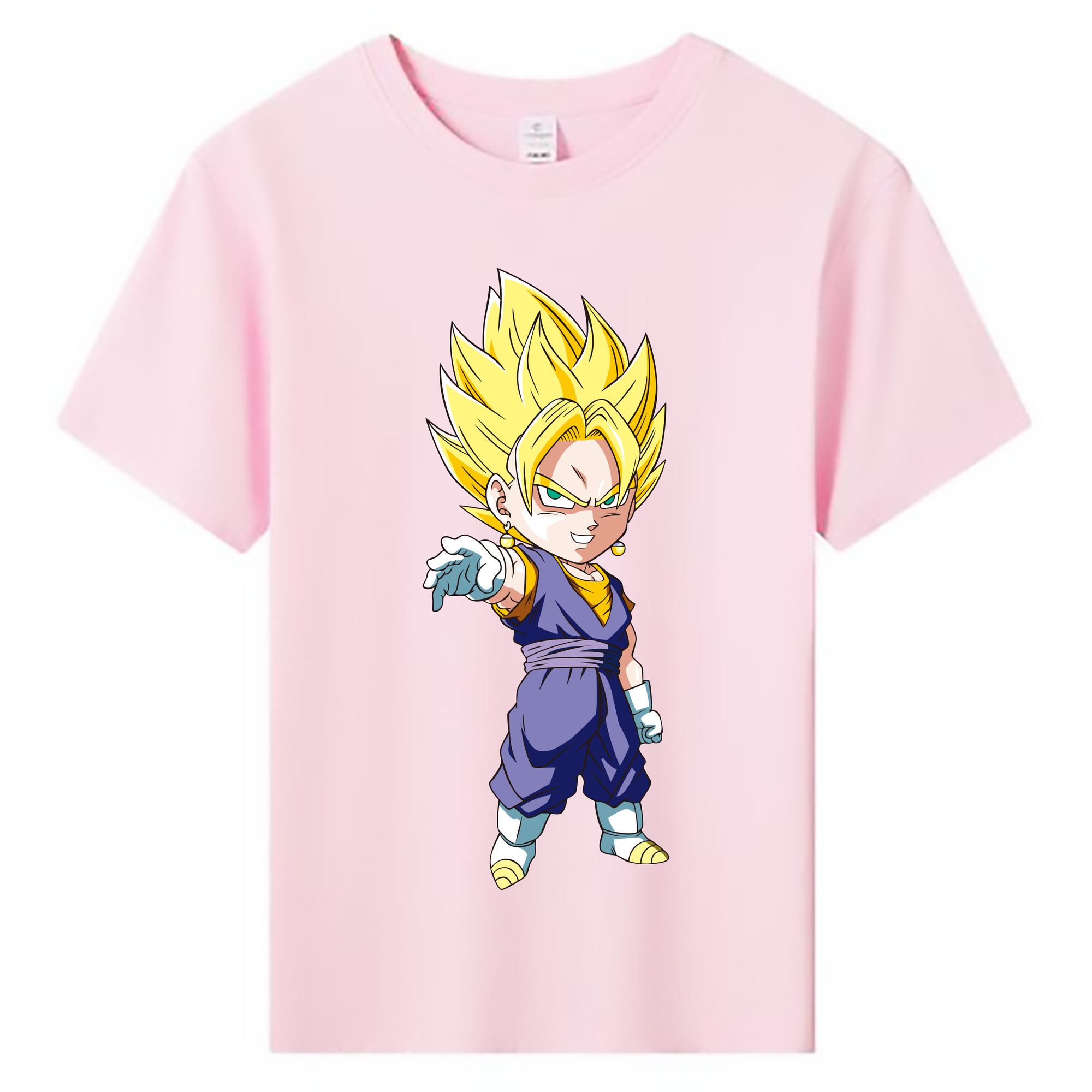 （画像用） ドラゴンボール ベジット DRAGON BALL Vegetto 綿100％キッズTシャツ（フロントプリント）