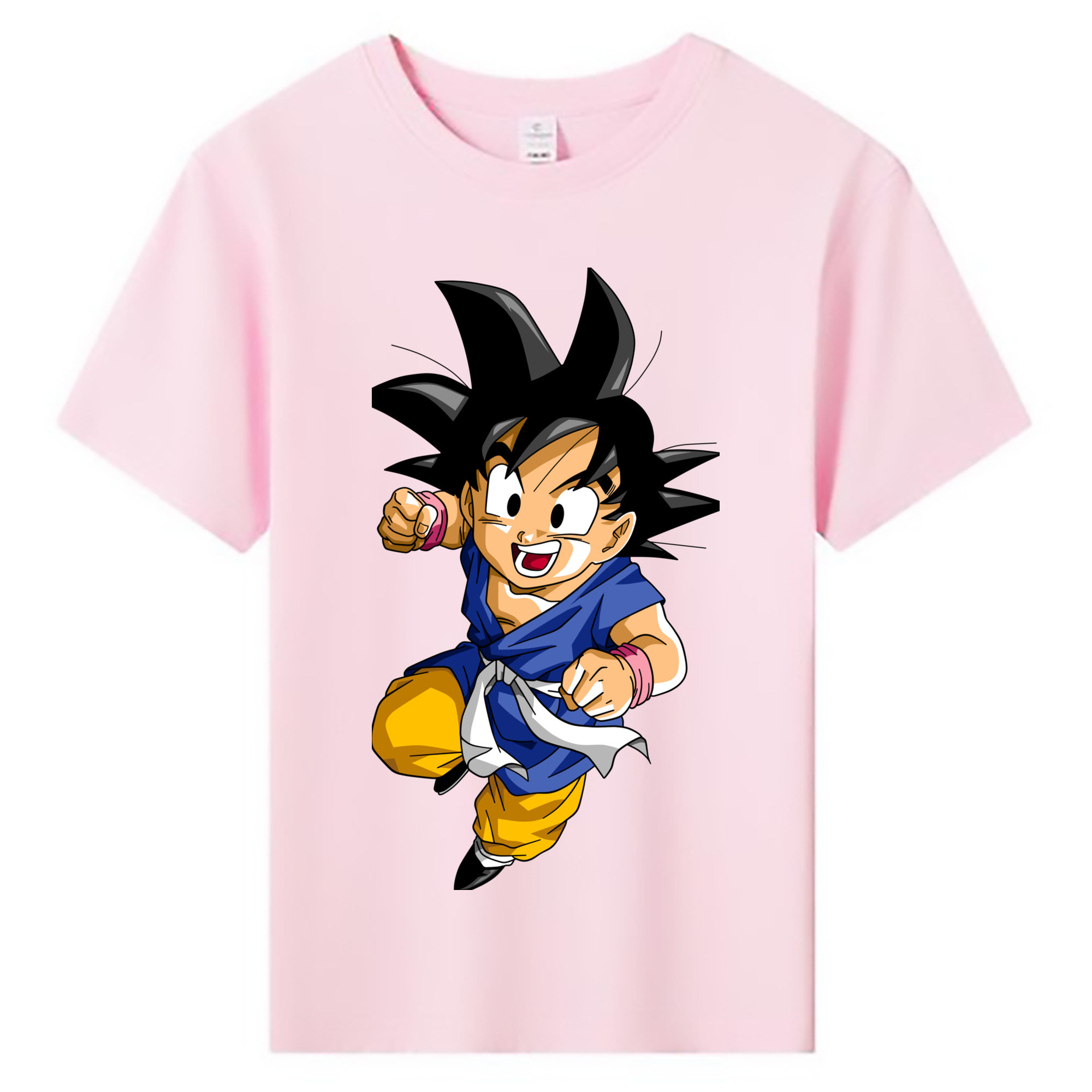 （画像用） ドラゴンボール 孫悟天 そん ごてん DRAGON BALL Son Goten 綿100％キッズTシャツ（フロントプリント）