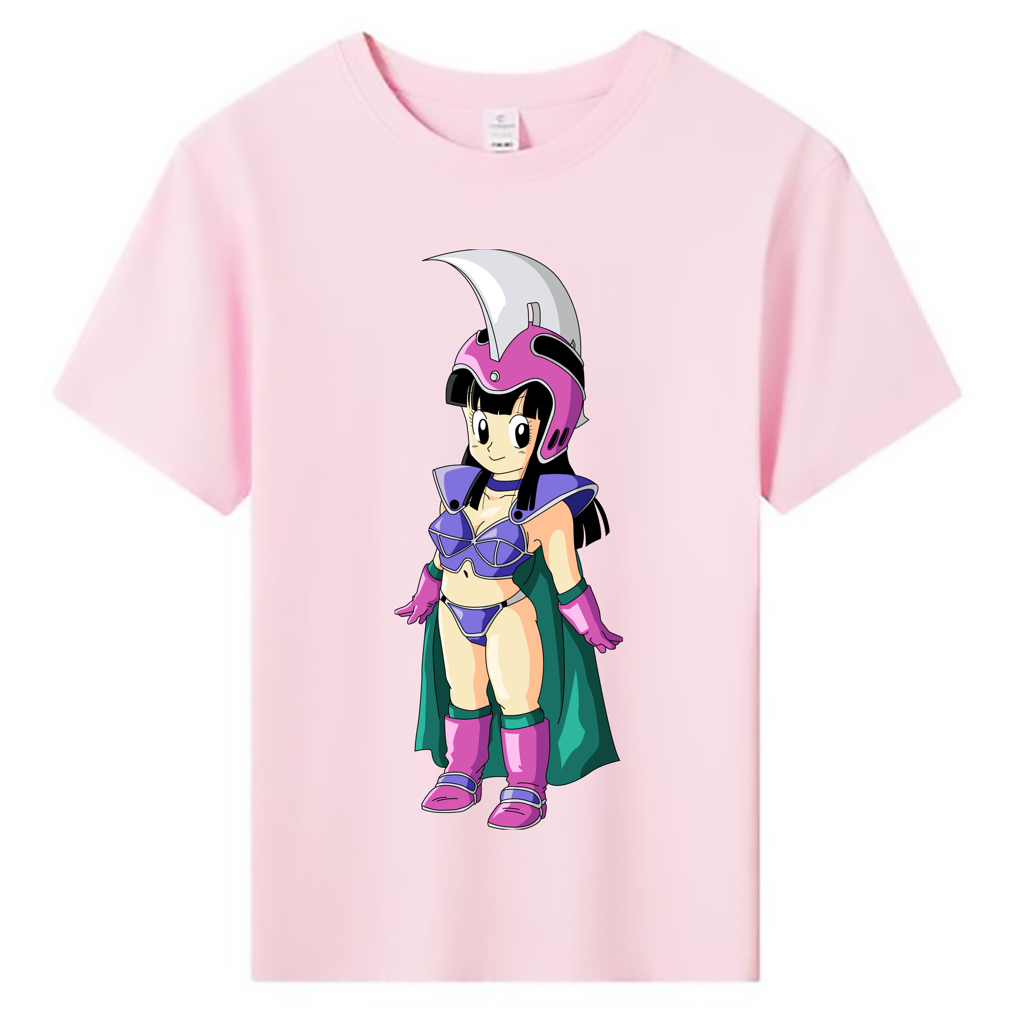 （画像用） ドラゴンボール チチ DRAGON BALL Chichi 綿100％キッズTシャツ（フロントプリント）