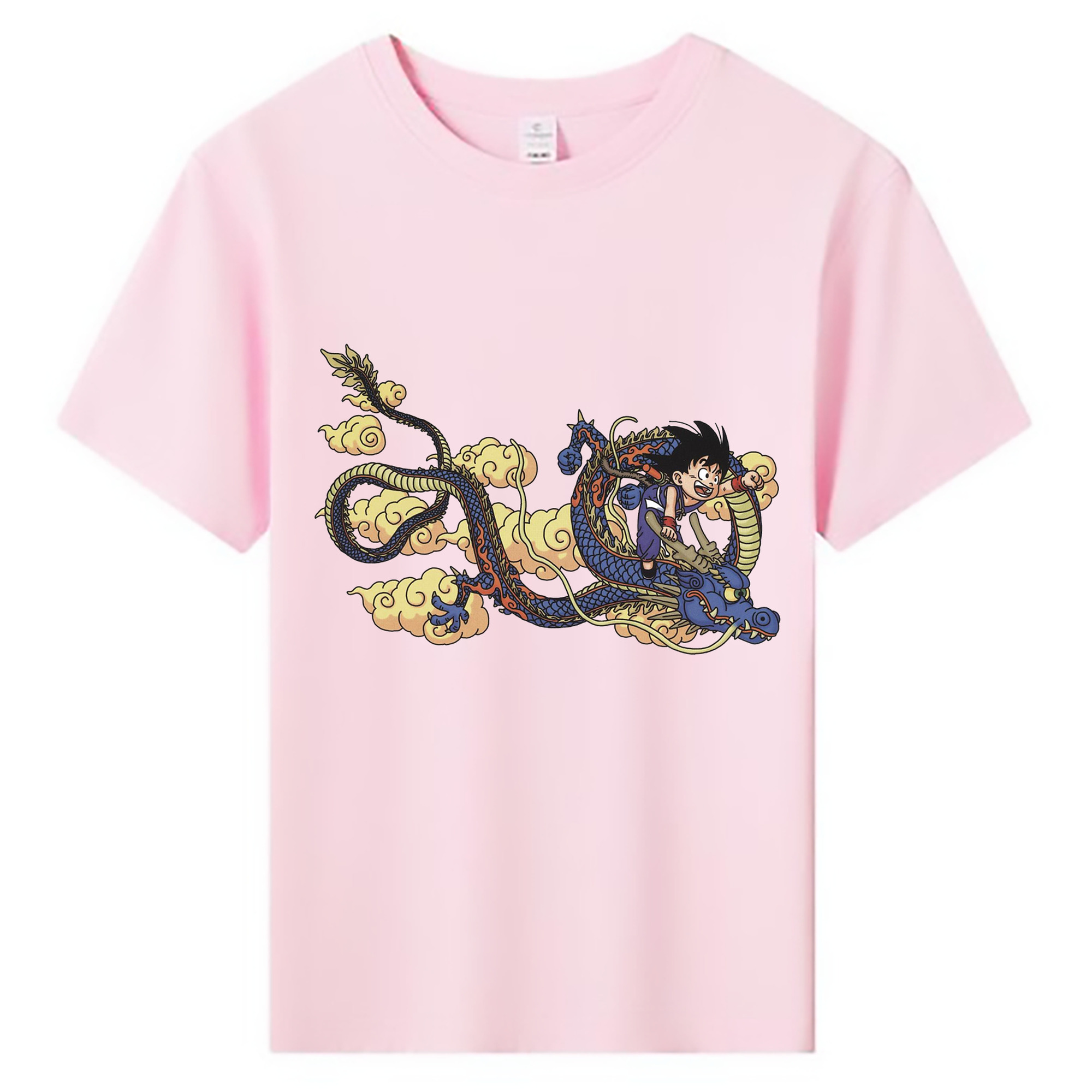 （画像用） ドラゴンボール 神龍 シェンロン DRAGON BALL Shenron 綿100％キッズTシャツ（フロントプリント）