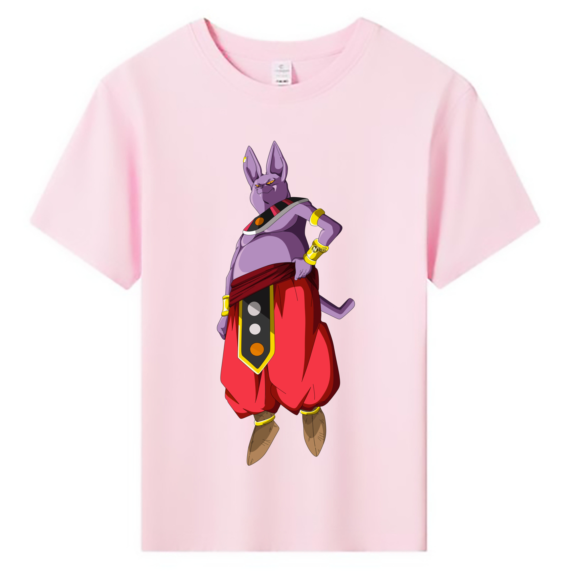 （画像用） ドラゴンボール シャンパ DRAGON BALL Champa 綿100％キッズTシャツ（フロントプリント）