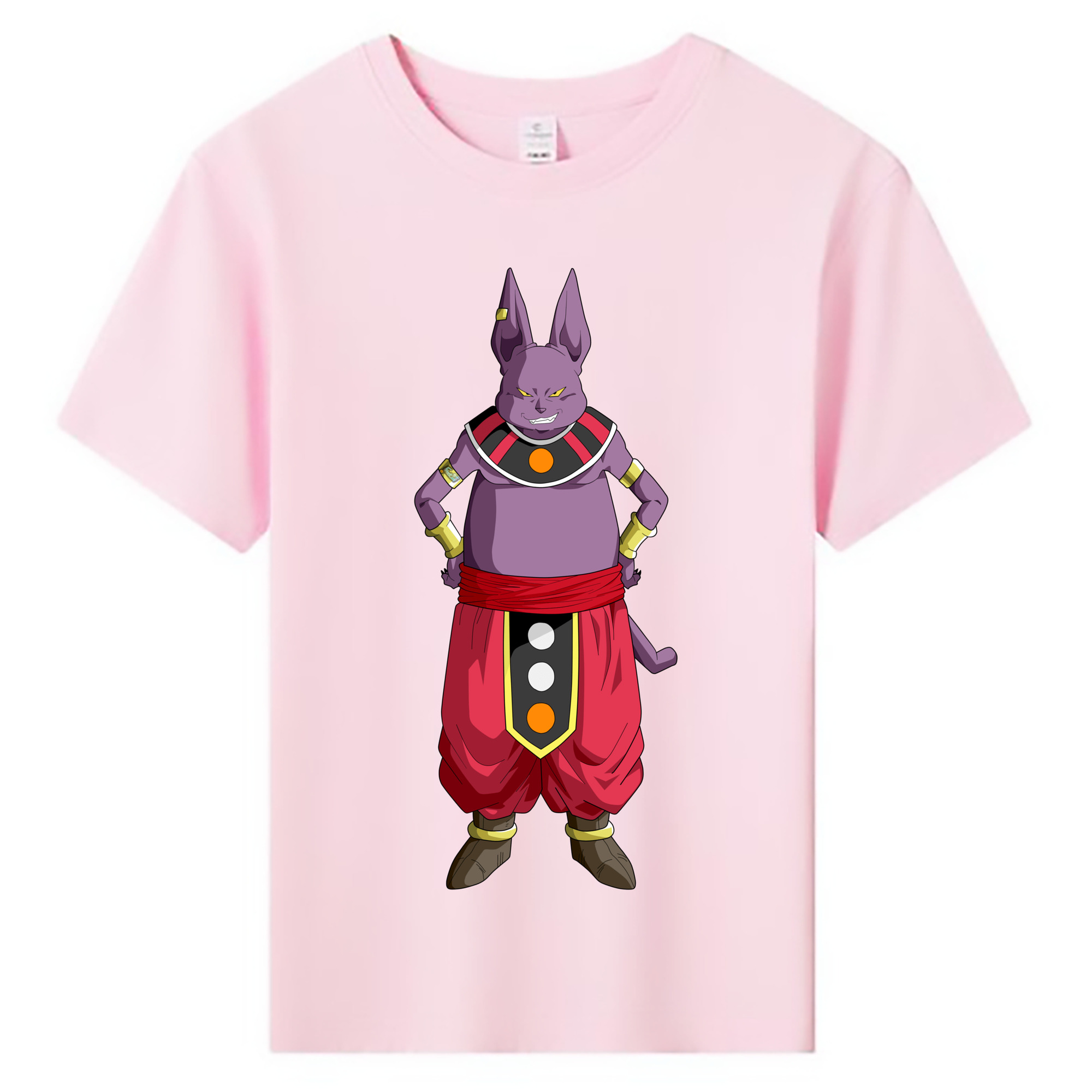 （画像用） ドラゴンボール シャンパ DRAGON BALL Champa 綿100％キッズTシャツ（フロントプリント）