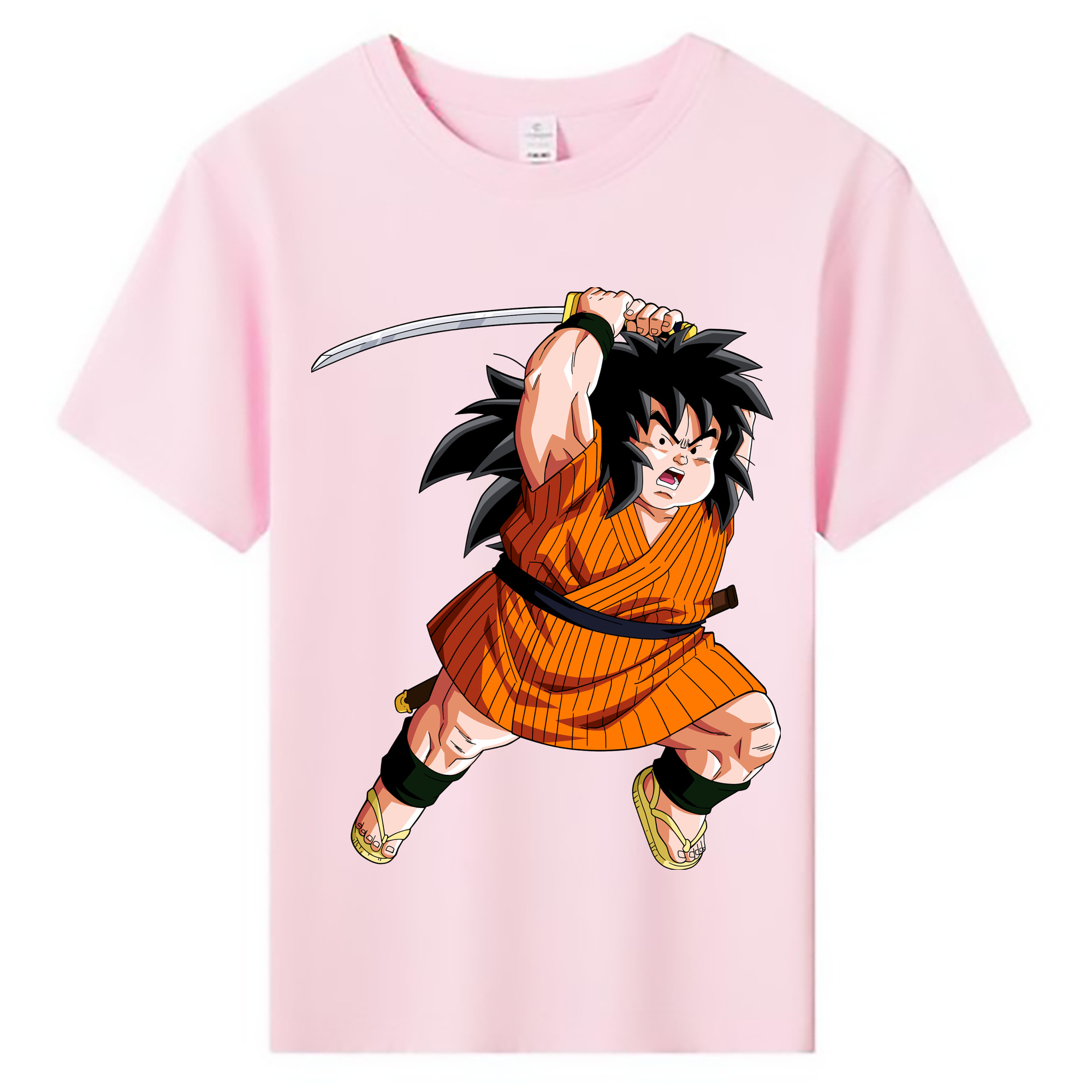 （画像用） ドラゴンボール やじろべえ DRAGON BALL Yajirobe 綿100％キッズTシャツ（フロントプリント）