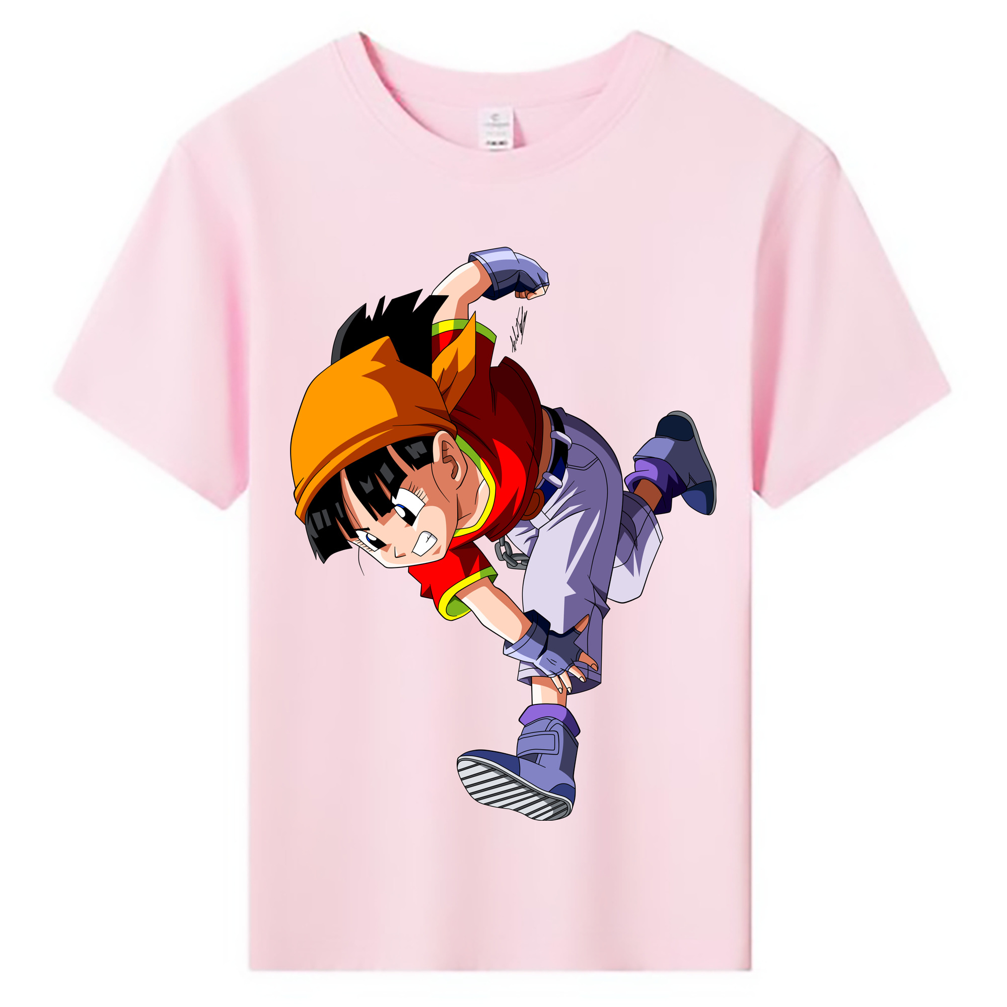 （画像用） ドラゴンボール パン DRAGON BALL Pan 綿100％キッズTシャツ（フロントプリント）