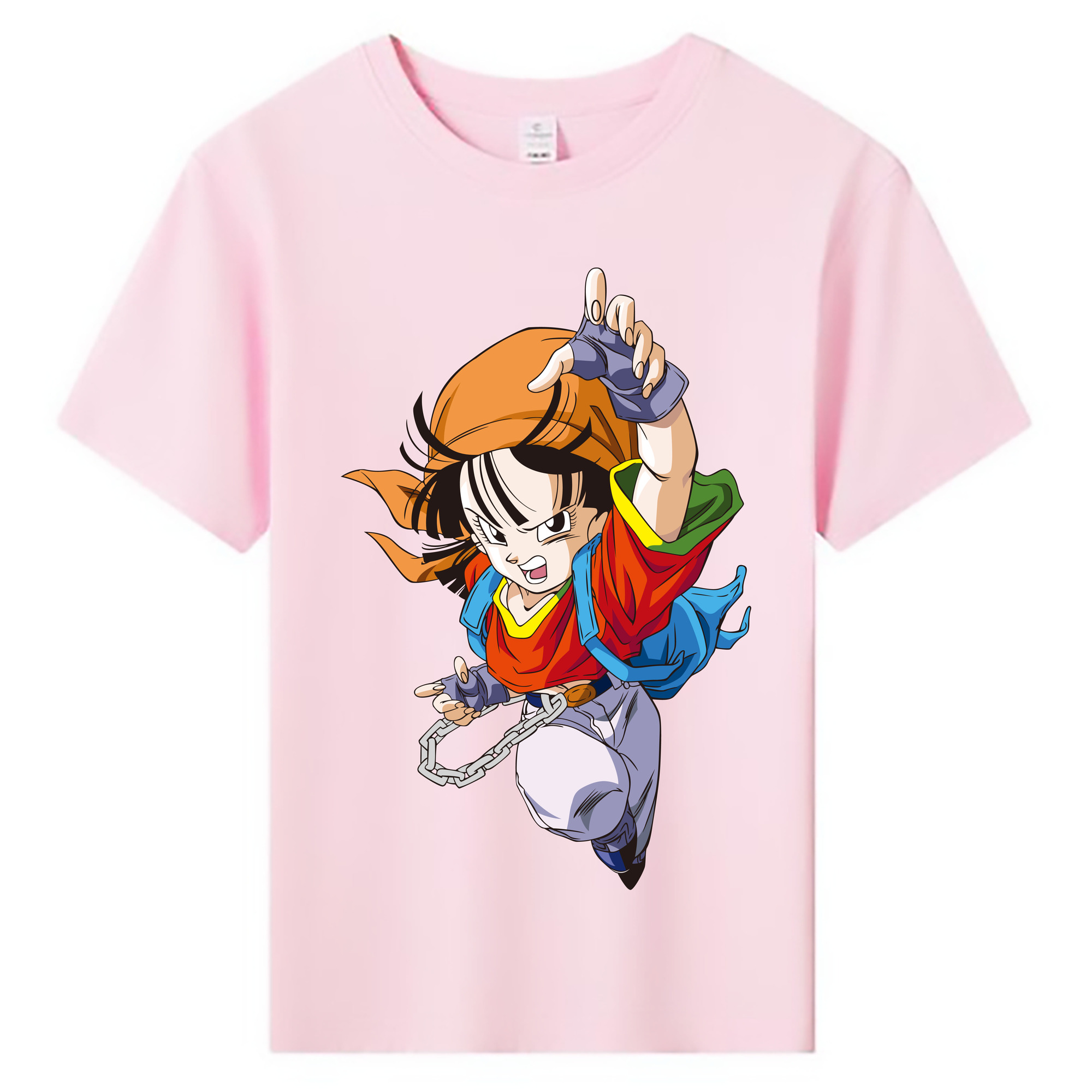 （画像用） ドラゴンボール パン DRAGON BALL Pan 綿100％キッズTシャツ（フロントプリント）