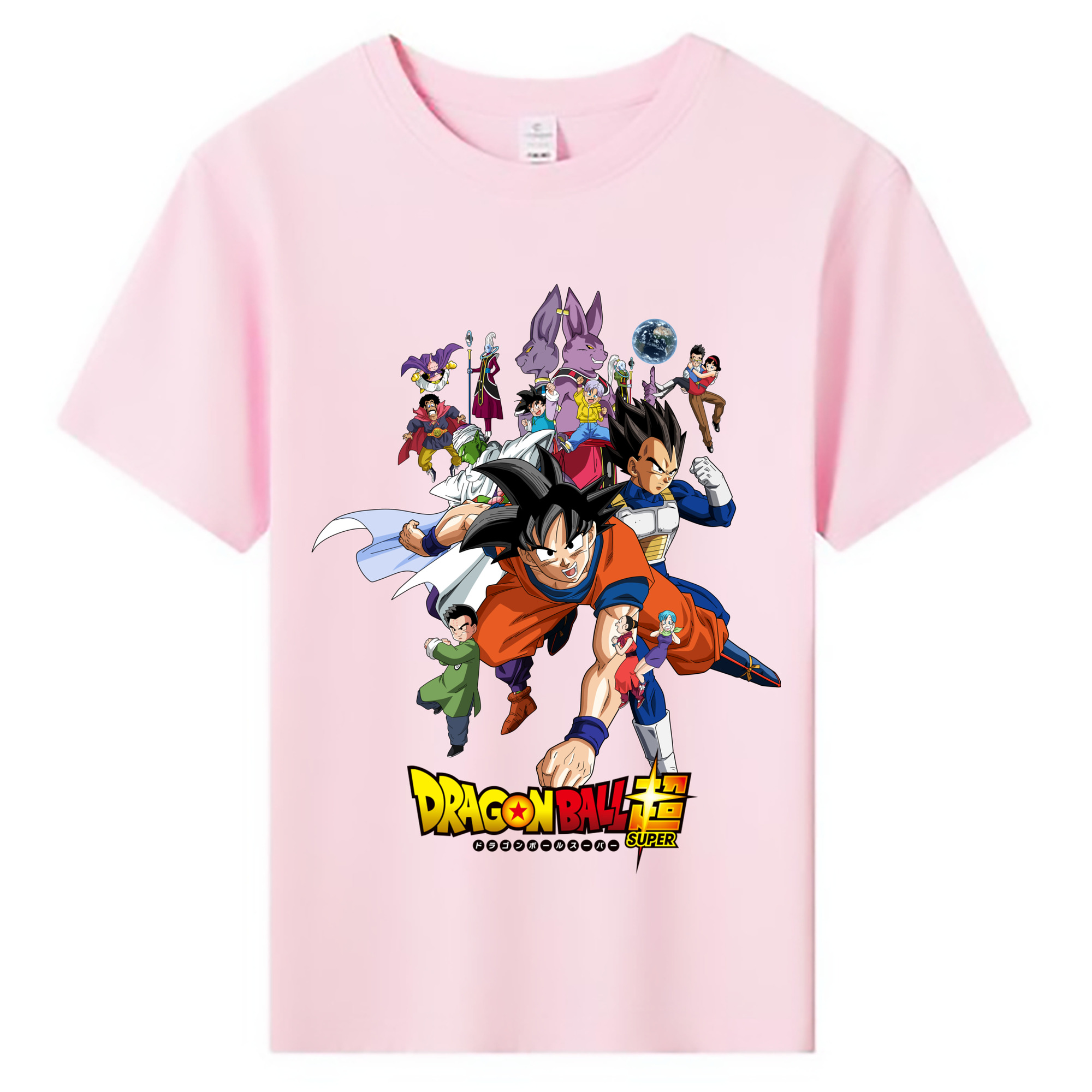 （画像用） ドラゴンボール DRAGON BALL 綿100％キッズTシャツ（フロントプリント）