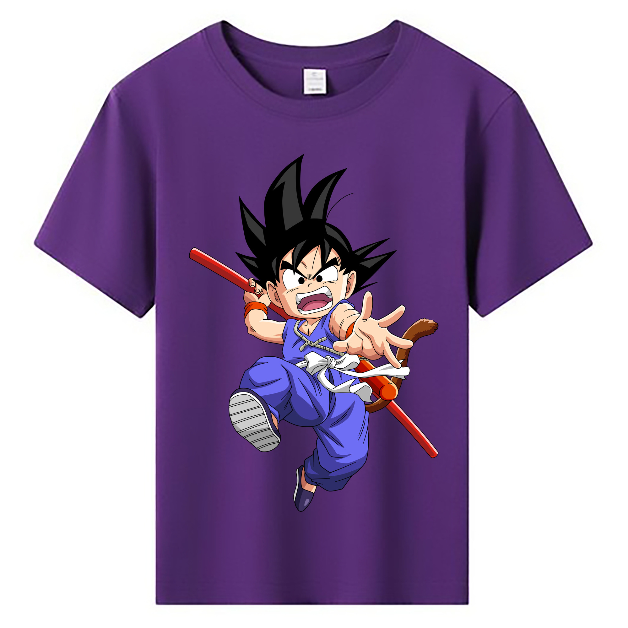 （画像用） ドラゴンボール 孫悟空（そん ごくう）Son Goku カカロット DRAGON BALL Kakarotto 綿100％キッズTシャツ（フロントプリント）