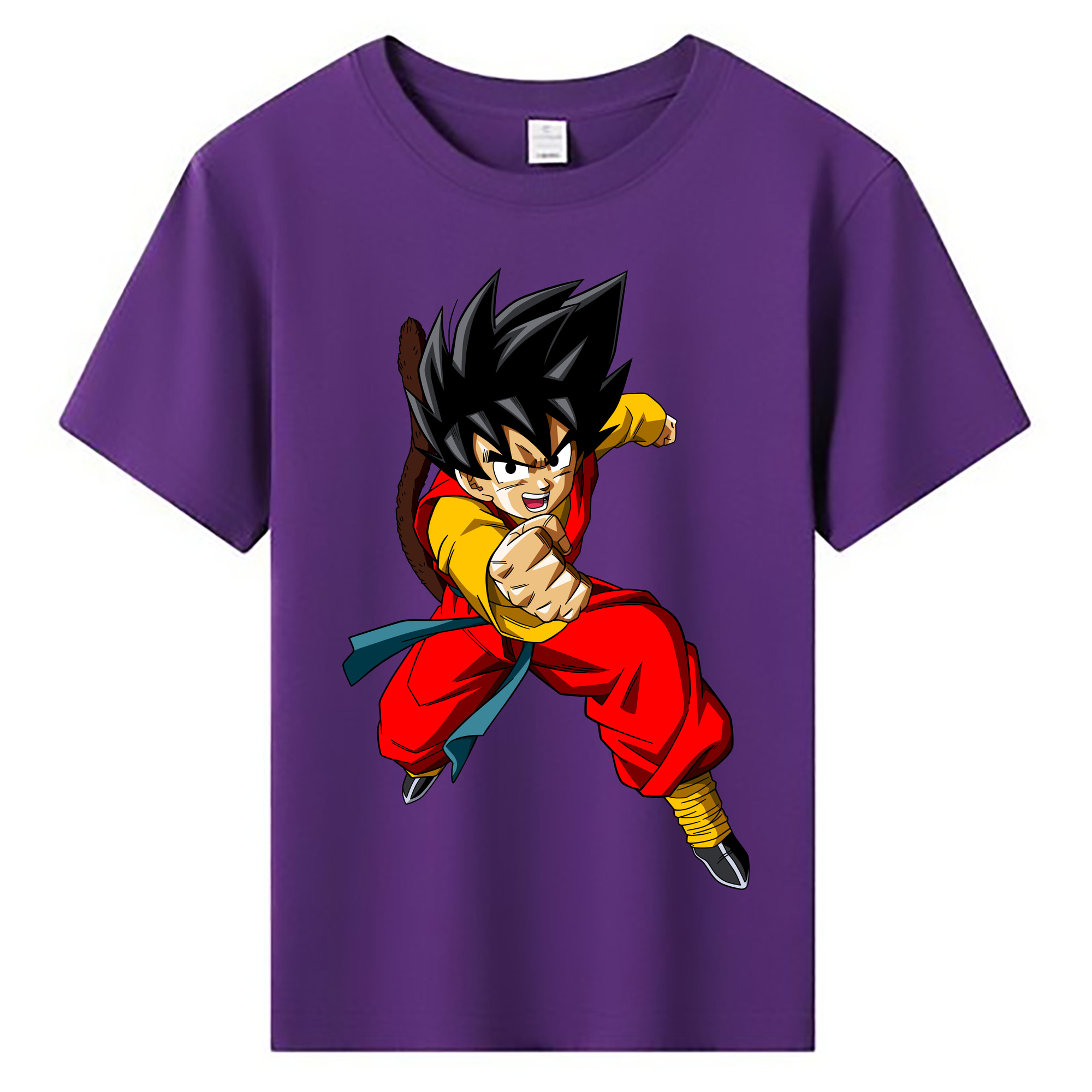 （画像用） ドラゴンボール 孫悟空（そん ごくう）Son Goku カカロット DRAGON BALL Kakarotto 綿100％キッズTシャツ（フロントプリント）