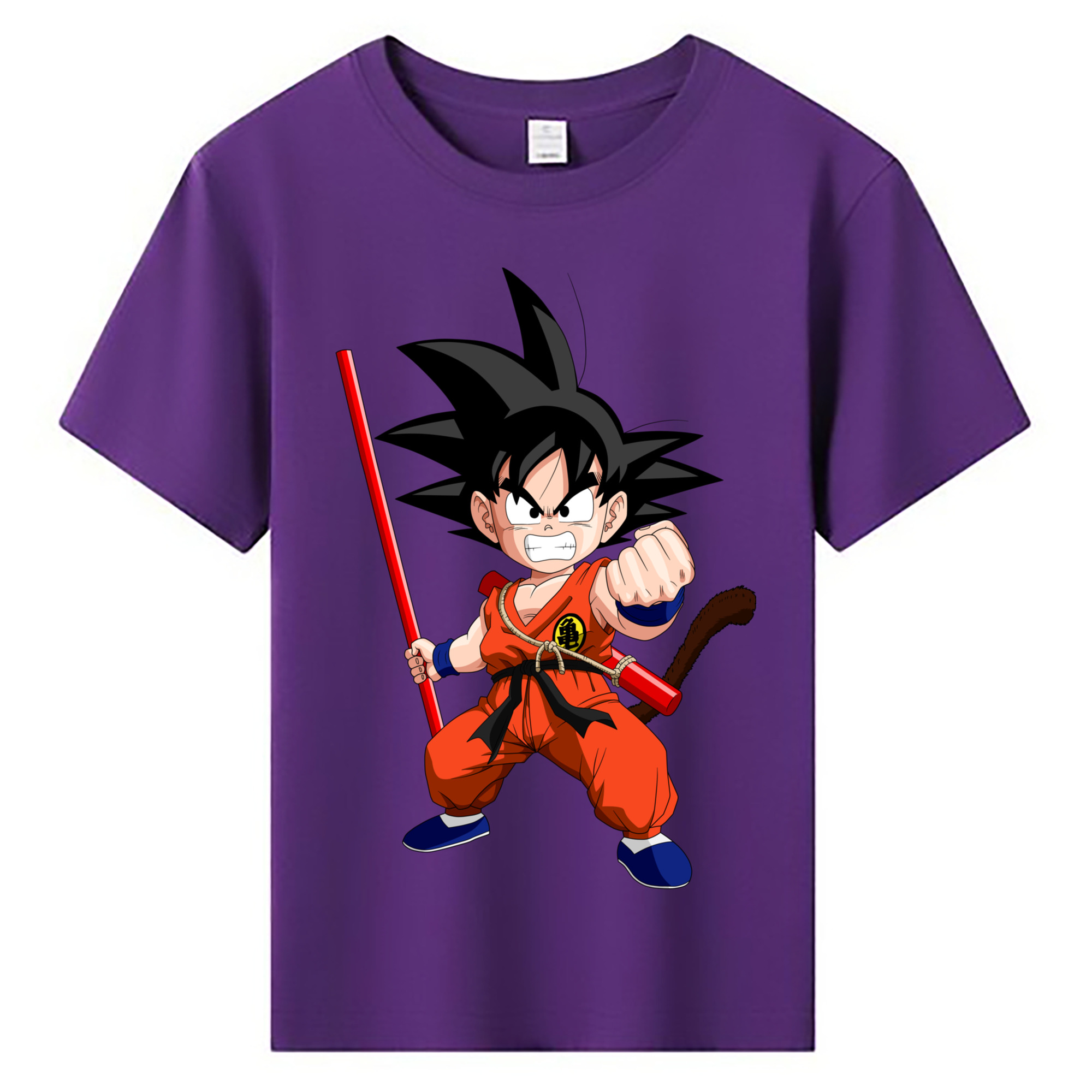 （画像用） ドラゴンボール 孫悟空（そん ごくう）Son Goku カカロット DRAGON BALL Kakarotto 綿100％キッズTシャツ（フロントプリント）