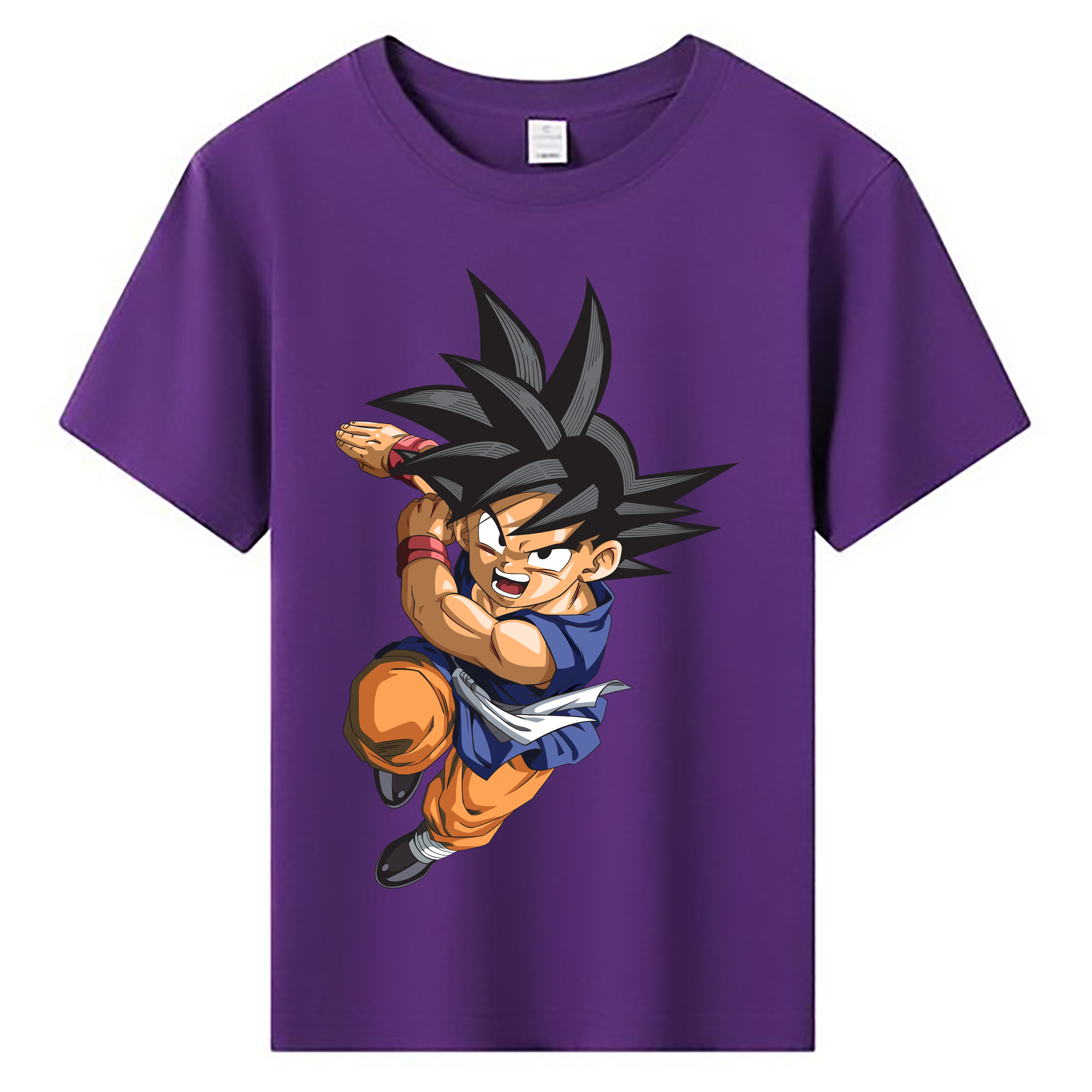 （画像用） ドラゴンボール 孫悟空（そん ごくう）Son Goku カカロット DRAGON BALL Kakarotto 綿100％キッズTシャツ（フロントプリント）