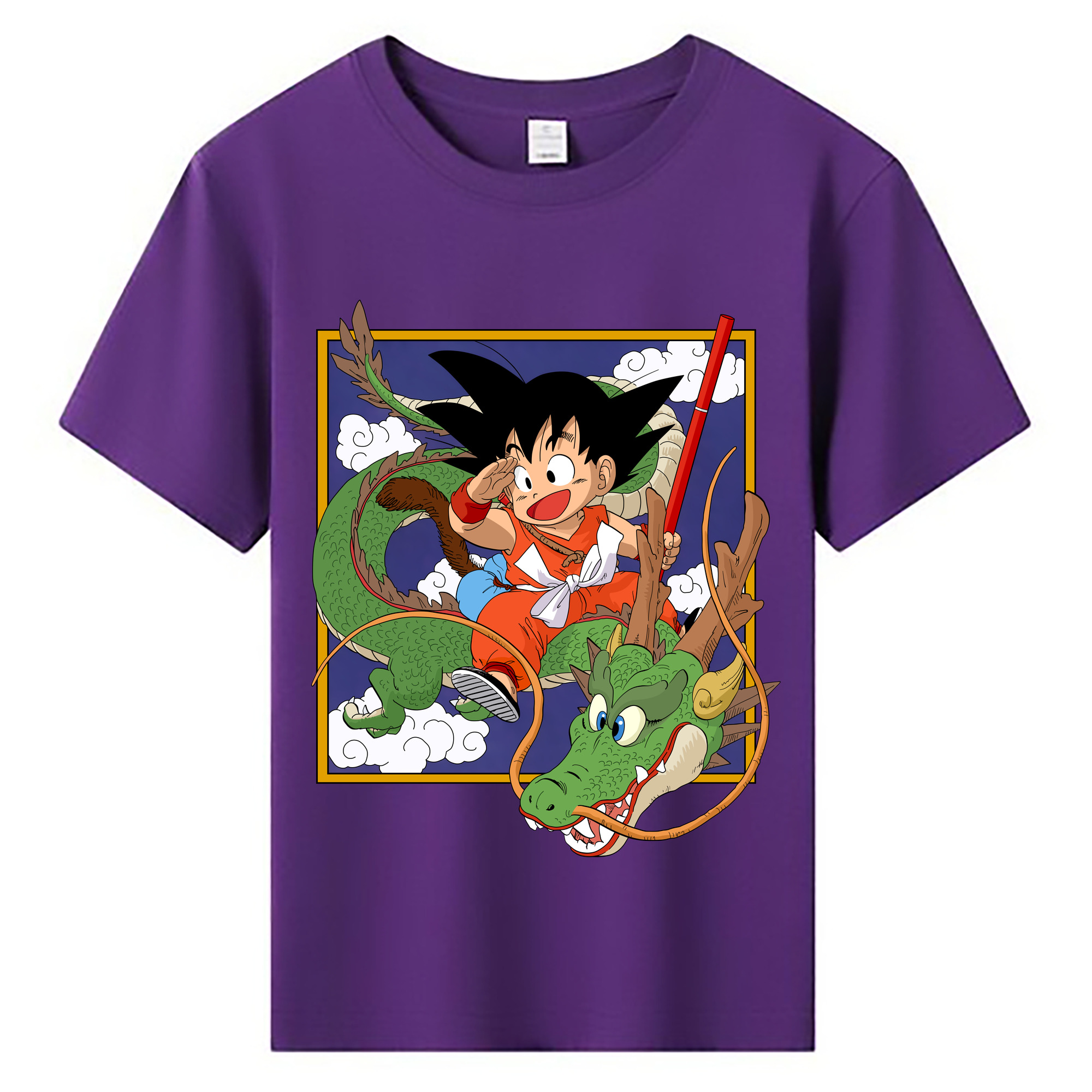 （画像用） ドラゴンボール 孫悟空（そん ごくう）Son Goku カカロット DRAGON BALL Kakarotto 綿100％キッズTシャツ（フロントプリント）