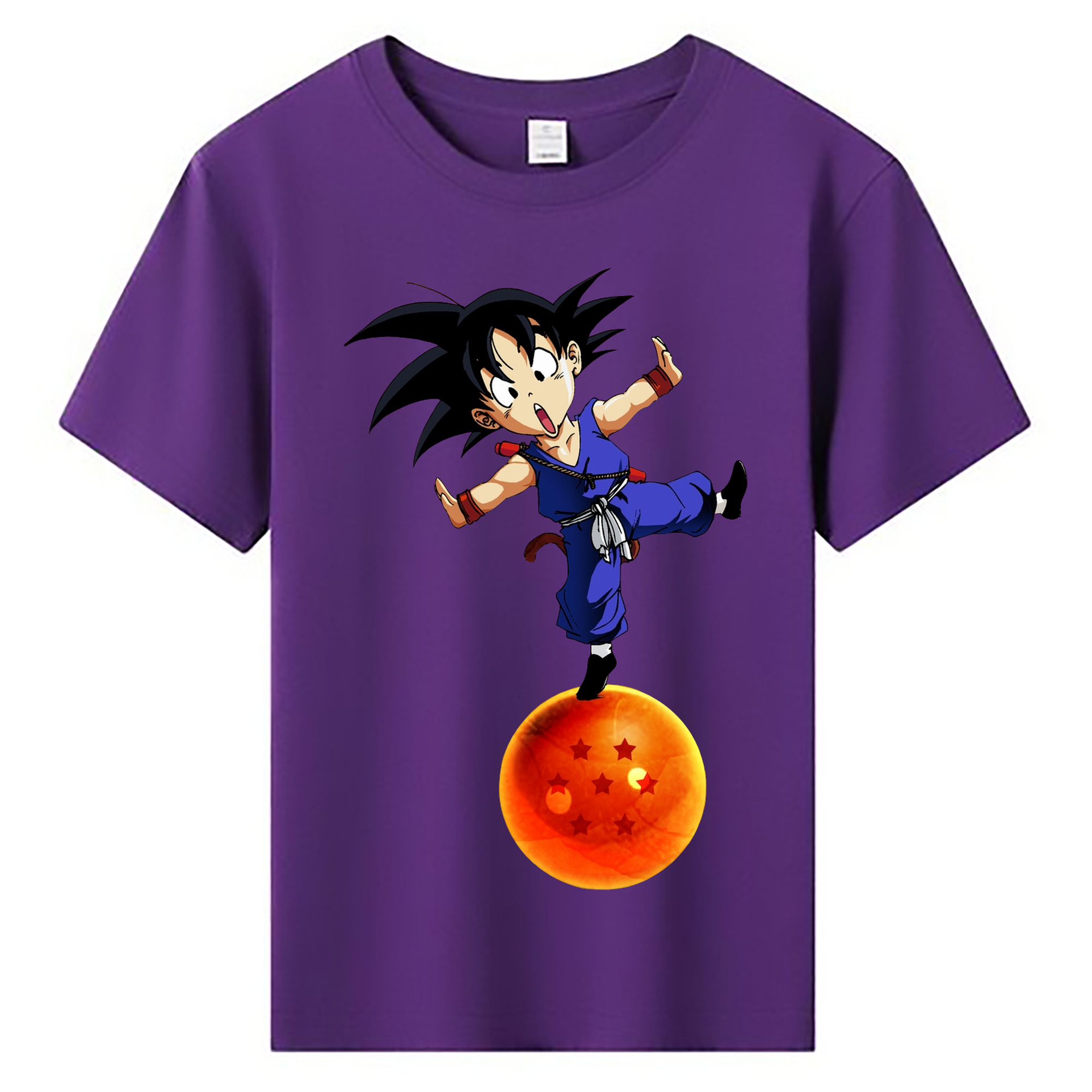 （画像用） ドラゴンボール 孫悟空（そん ごくう）Son Goku カカロット DRAGON BALL Kakarotto 綿100％キッズTシャツ（フロントプリント）