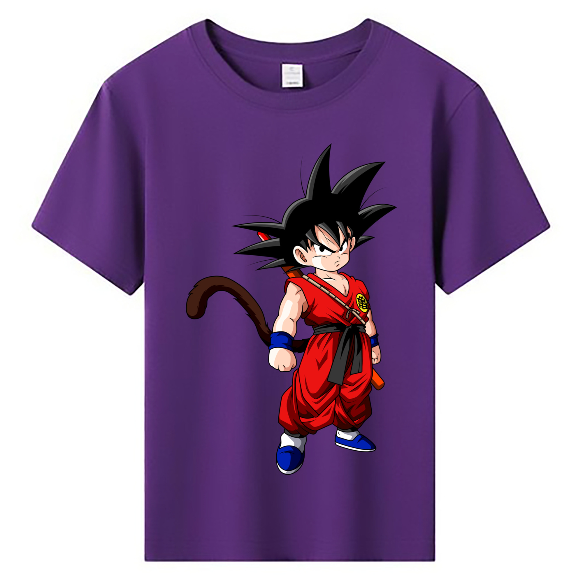 （画像用） ドラゴンボール 孫悟空（そん ごくう）Son Goku カカロット DRAGON BALL Kakarotto 綿100％キッズTシャツ（フロントプリント）