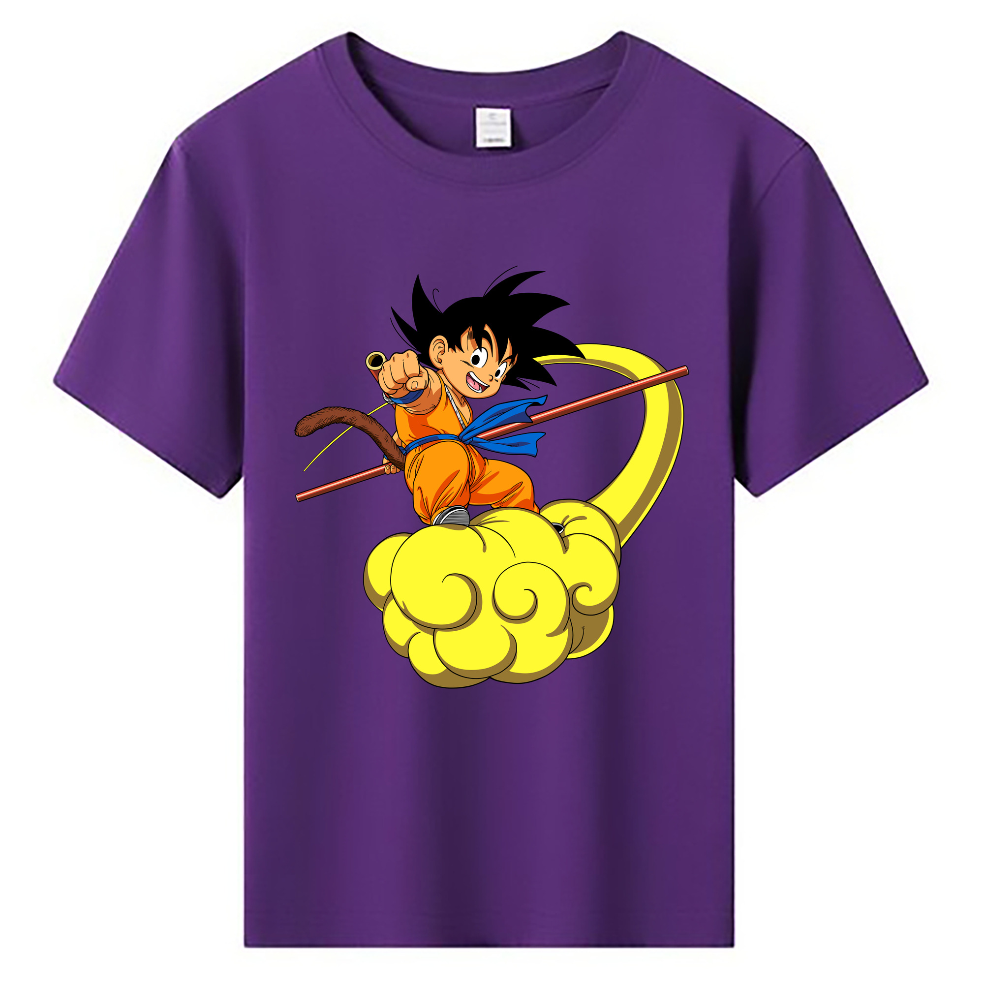 （画像用） ドラゴンボール 孫悟空（そん ごくう）Son Goku カカロット DRAGON BALL Kakarotto 綿100％キッズTシャツ（フロントプリント）