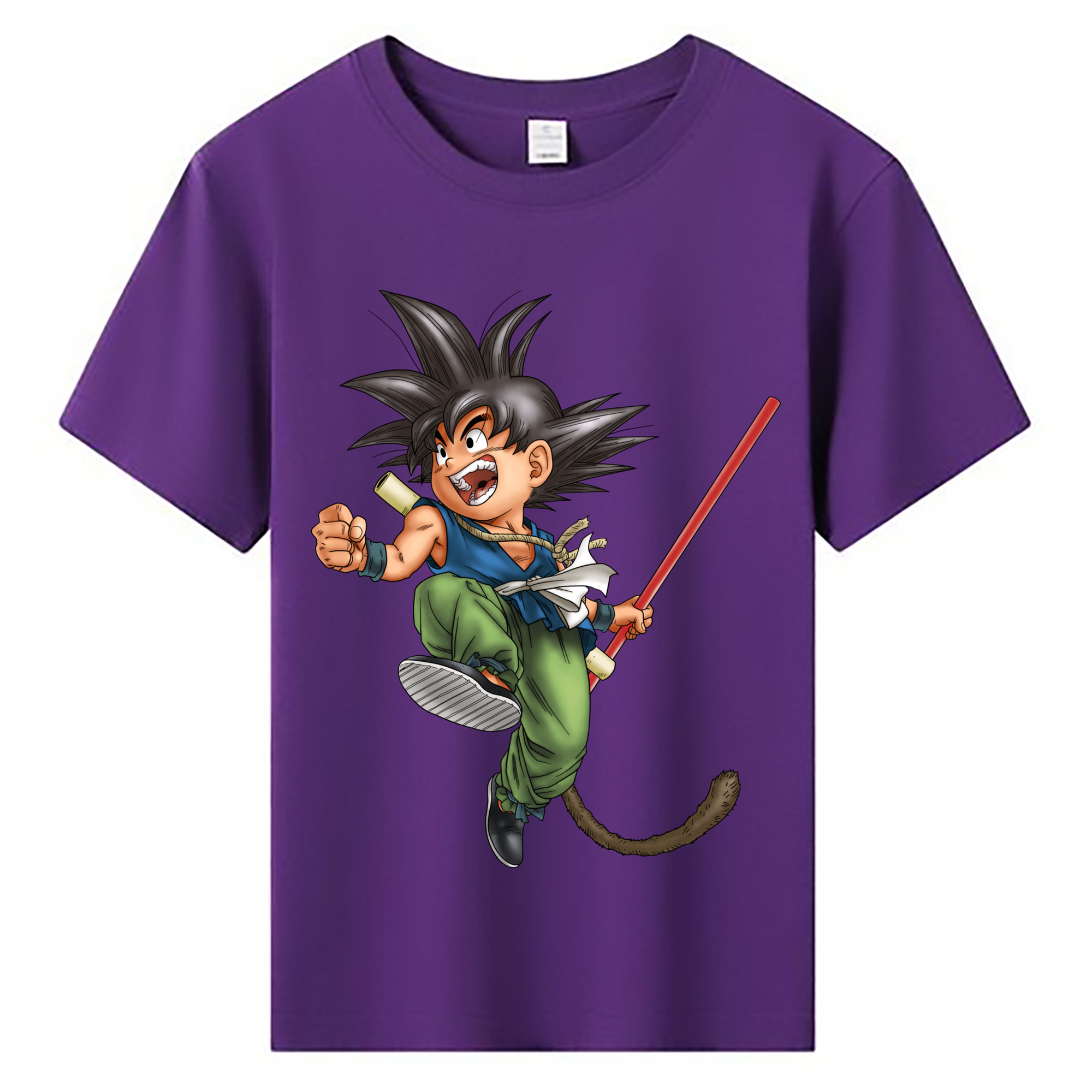 （画像用） ドラゴンボール 孫悟空（そん ごくう）Son Goku カカロット DRAGON BALL Kakarotto 綿100％キッズTシャツ（フロントプリント）