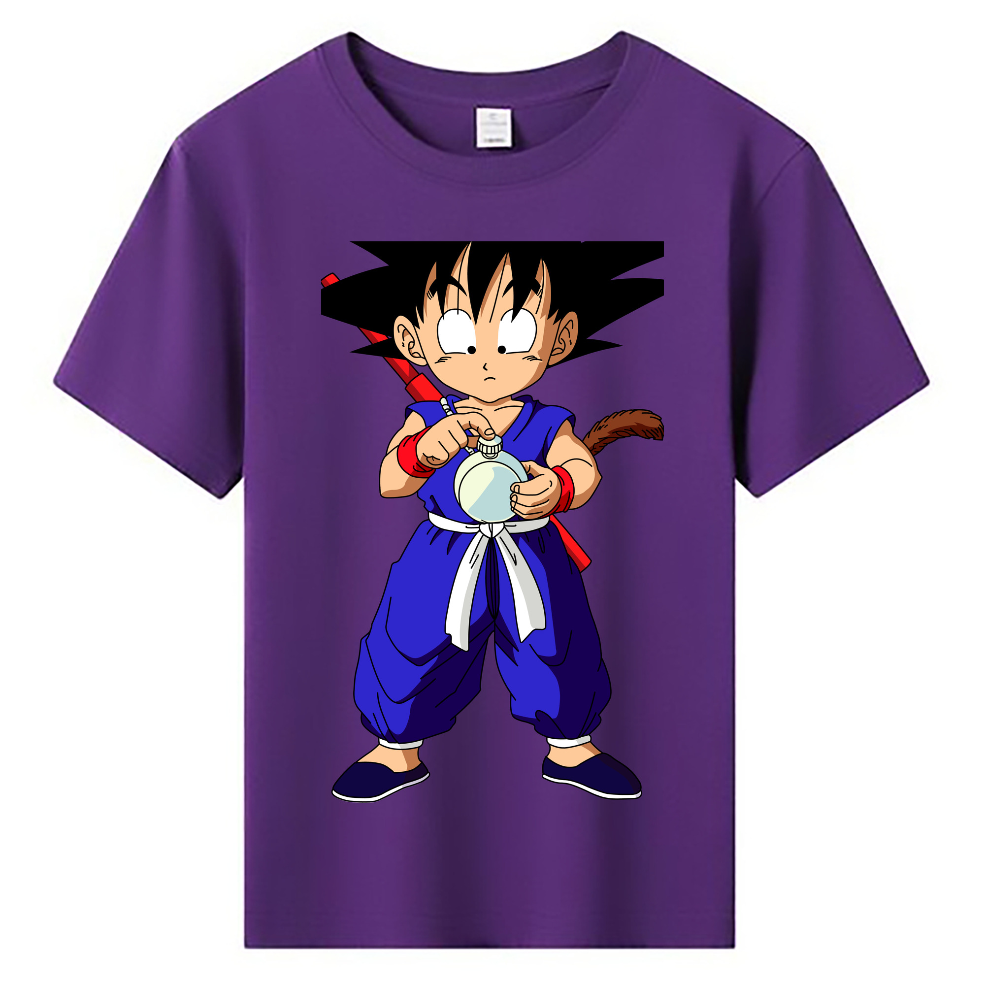 （画像用） ドラゴンボール 孫悟空（そん ごくう）Son Goku カカロット DRAGON BALL Kakarotto 綿100％キッズTシャツ（フロントプリント）