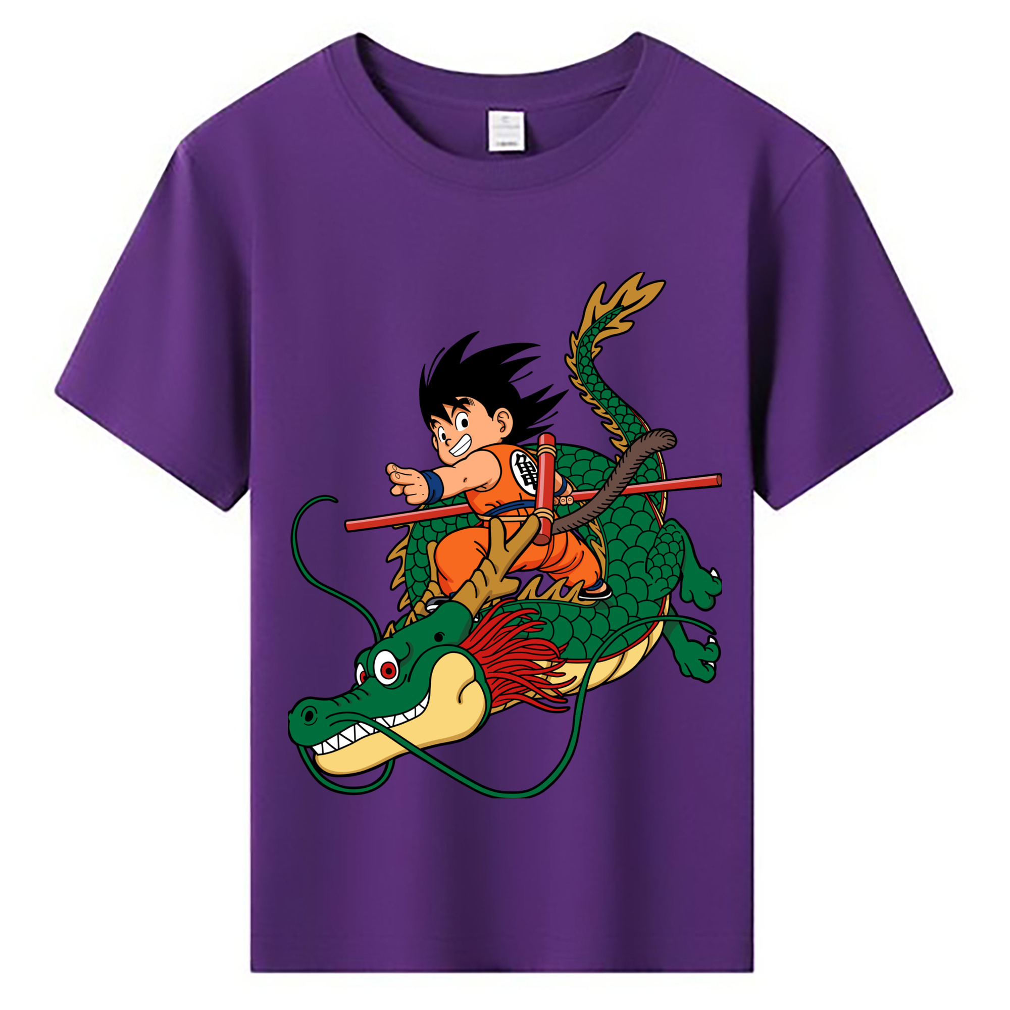 （画像用） ドラゴンボール 孫悟空（そん ごくう）Son Goku カカロット DRAGON BALL Kakarotto 綿100％キッズTシャツ（フロントプリント）
