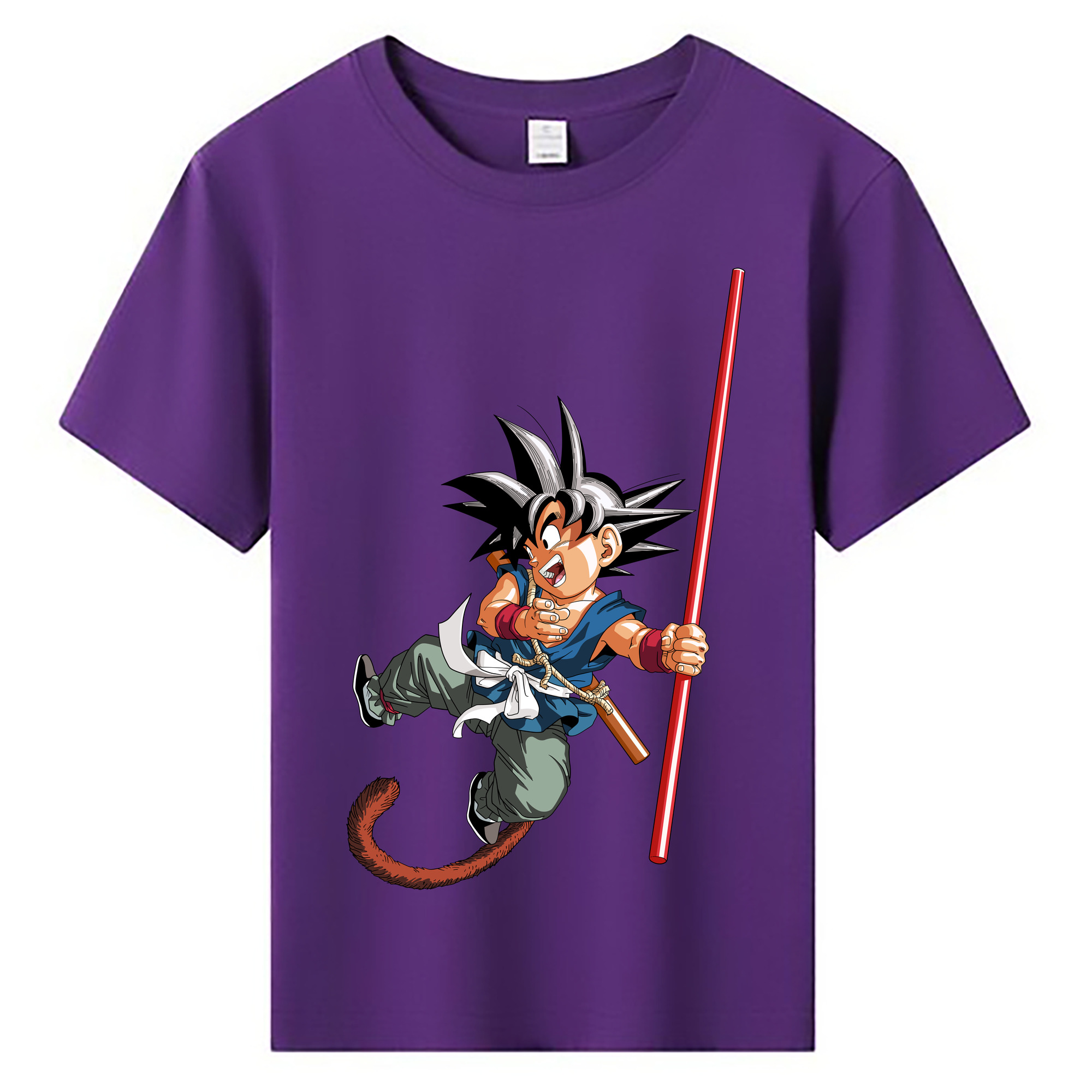 （画像用） ドラゴンボール 孫悟空（そん ごくう）Son Goku カカロット DRAGON BALL Kakarotto 綿100％キッズTシャツ（フロントプリント）
