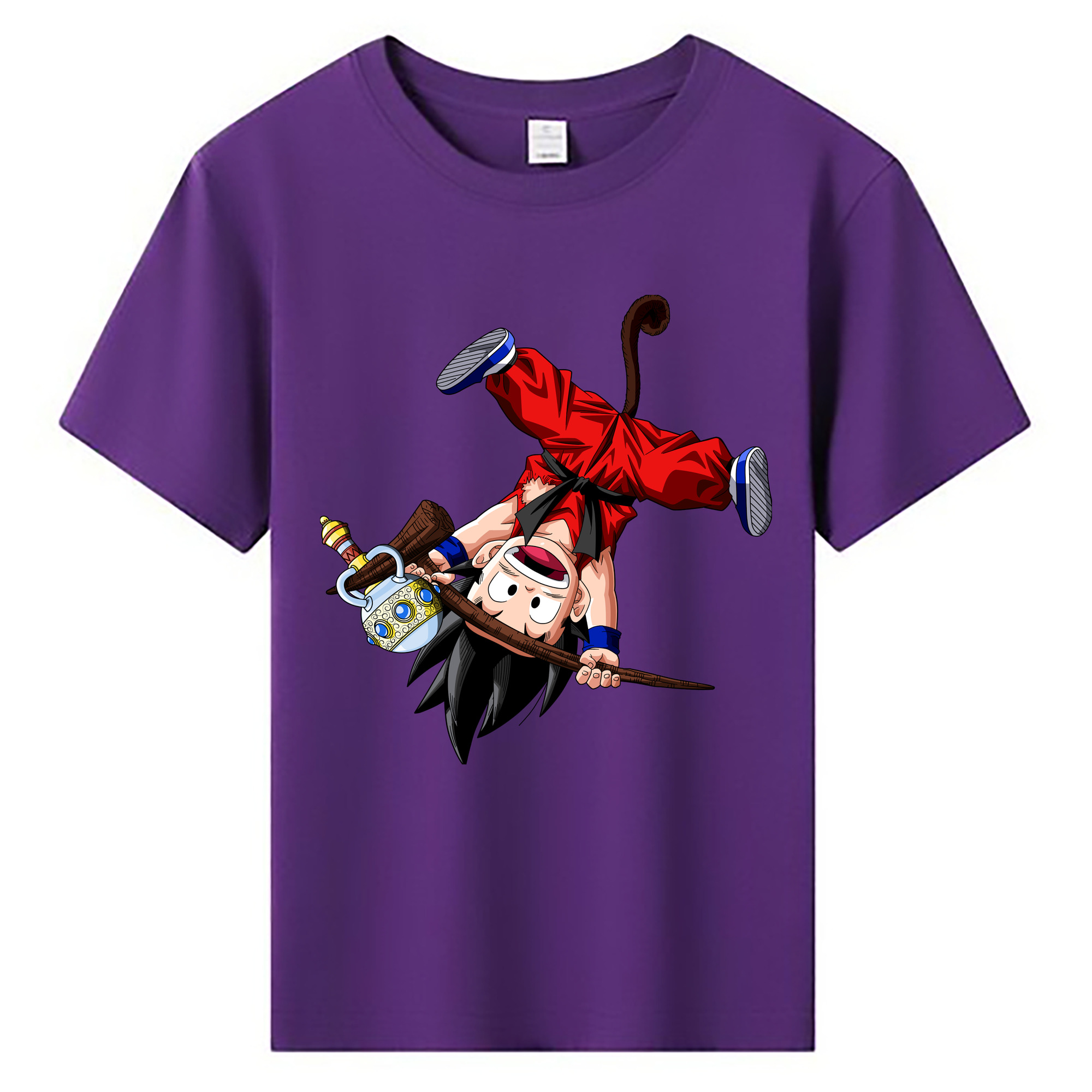 （画像用） ドラゴンボール 孫悟空（そん ごくう）Son Goku カカロット DRAGON BALL Kakarotto 綿100％キッズTシャツ（フロントプリント）