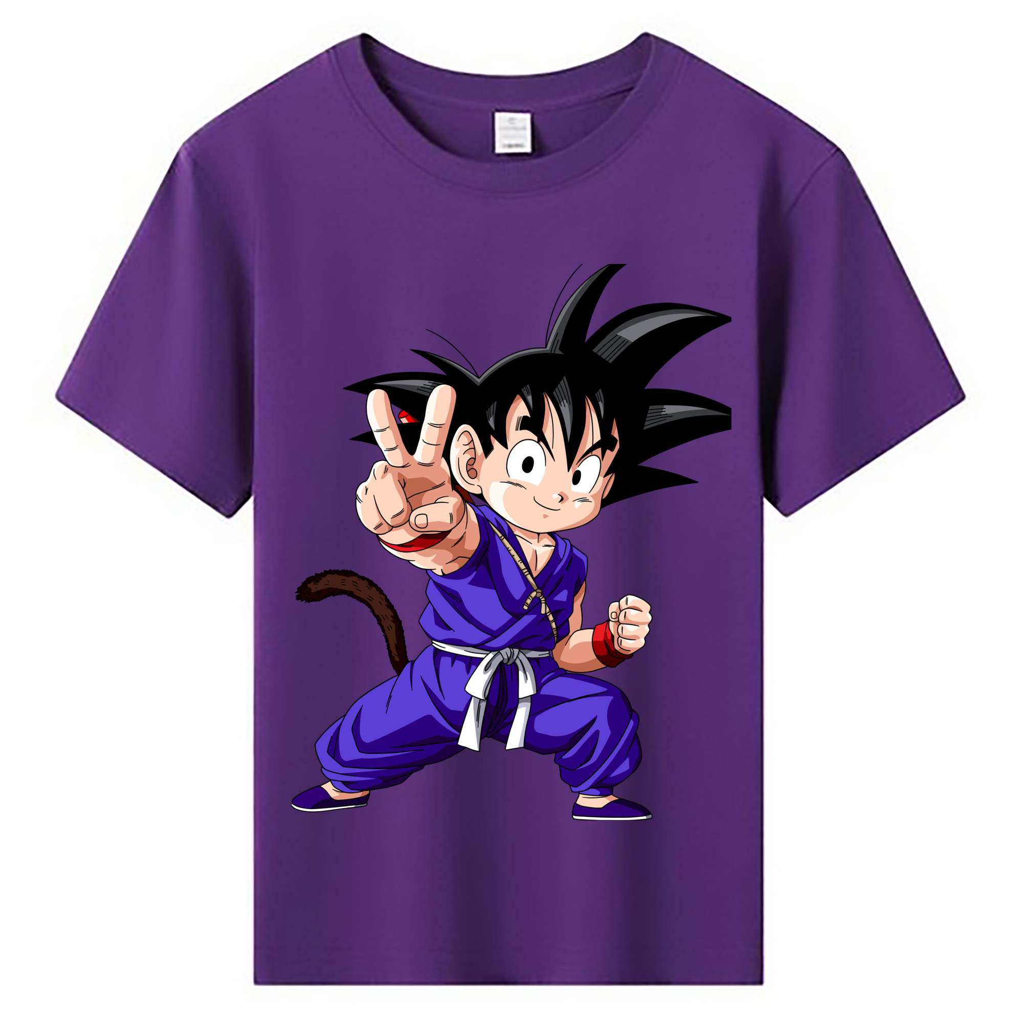 （画像用） ドラゴンボール 孫悟空（そん ごくう）Son Goku カカロット DRAGON BALL Kakarotto 綿100％キッズTシャツ（フロントプリント）