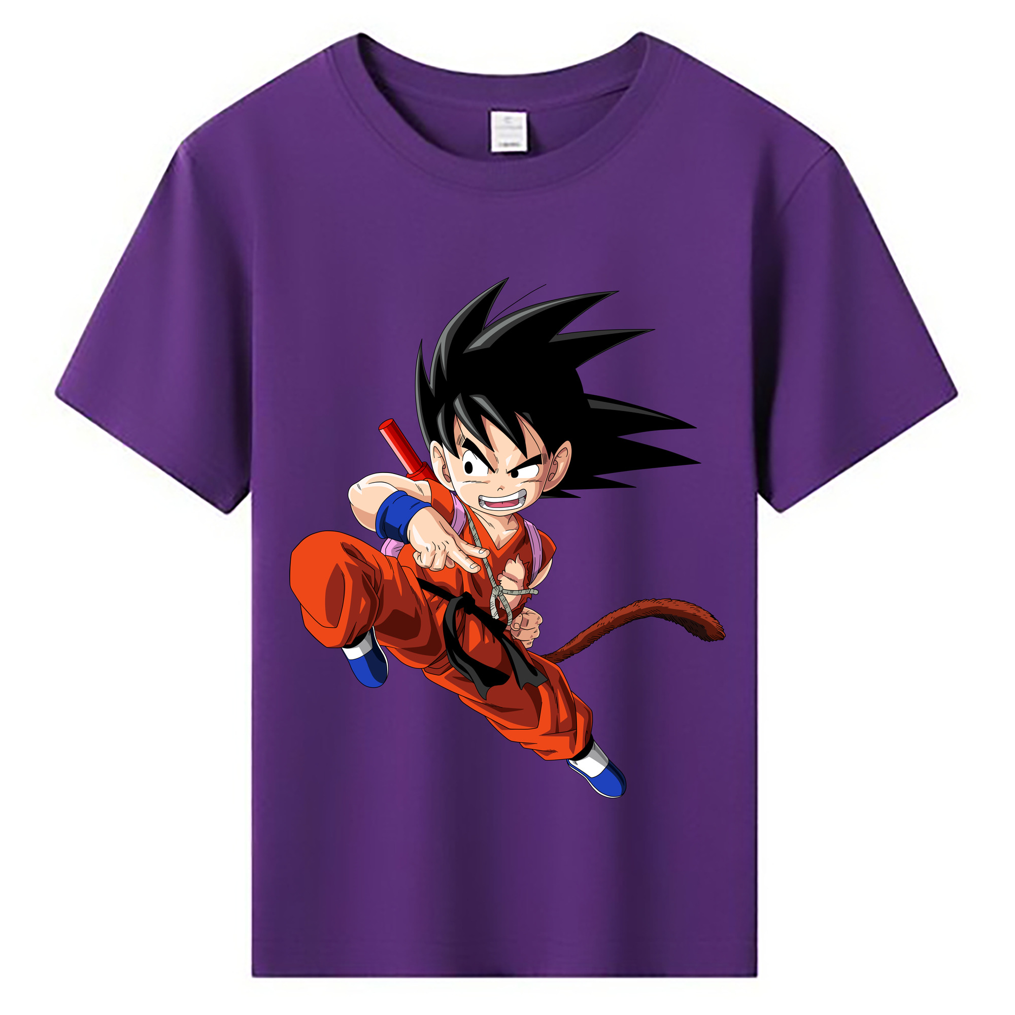 （画像用） ドラゴンボール 孫悟空（そん ごくう）Son Goku カカロット DRAGON BALL Kakarotto 綿100％キッズTシャツ（フロントプリント）