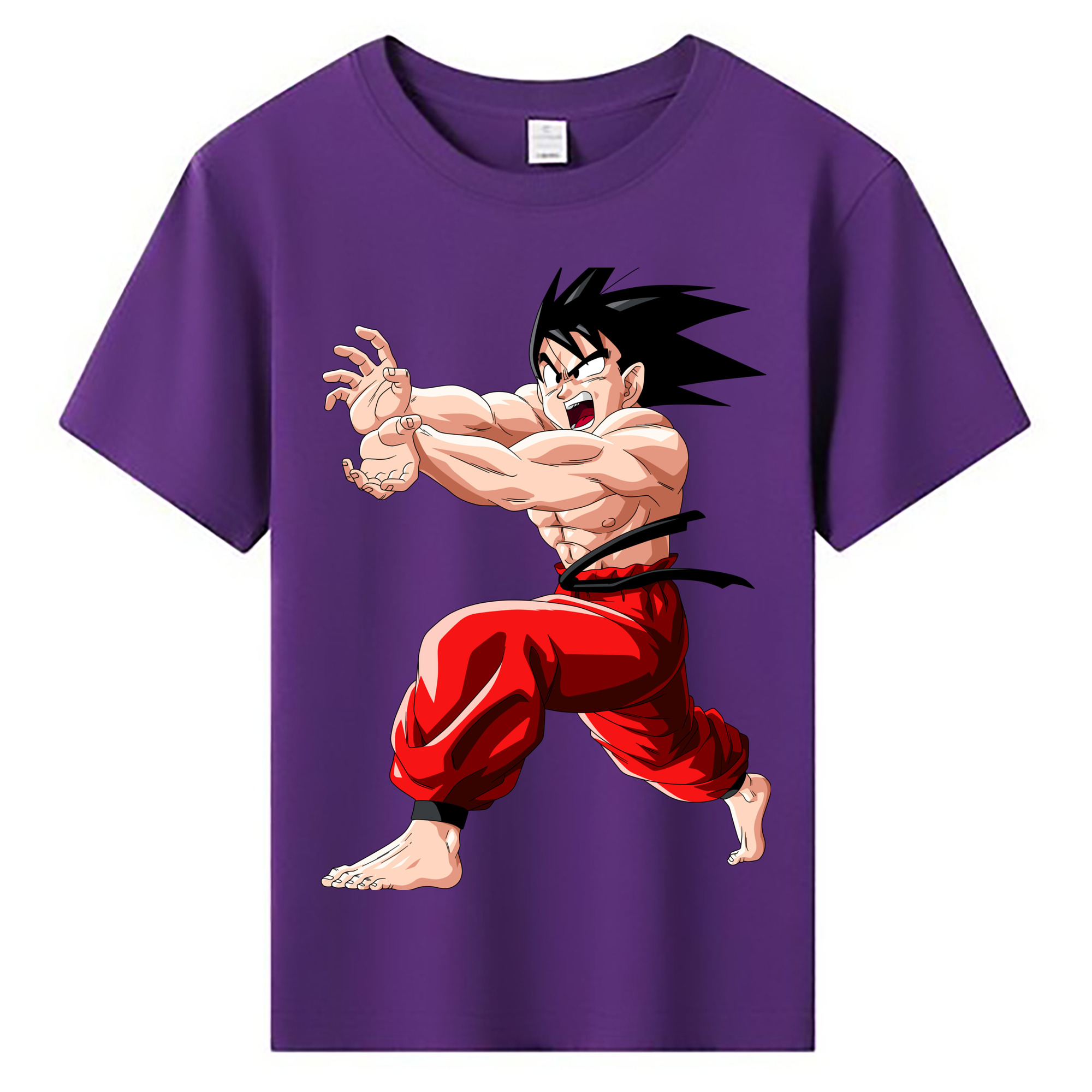 （画像用） ドラゴンボール 孫悟空（そん ごくう）Son Goku カカロット DRAGON BALL Kakarotto 綿100％キッズTシャツ（フロントプリント）