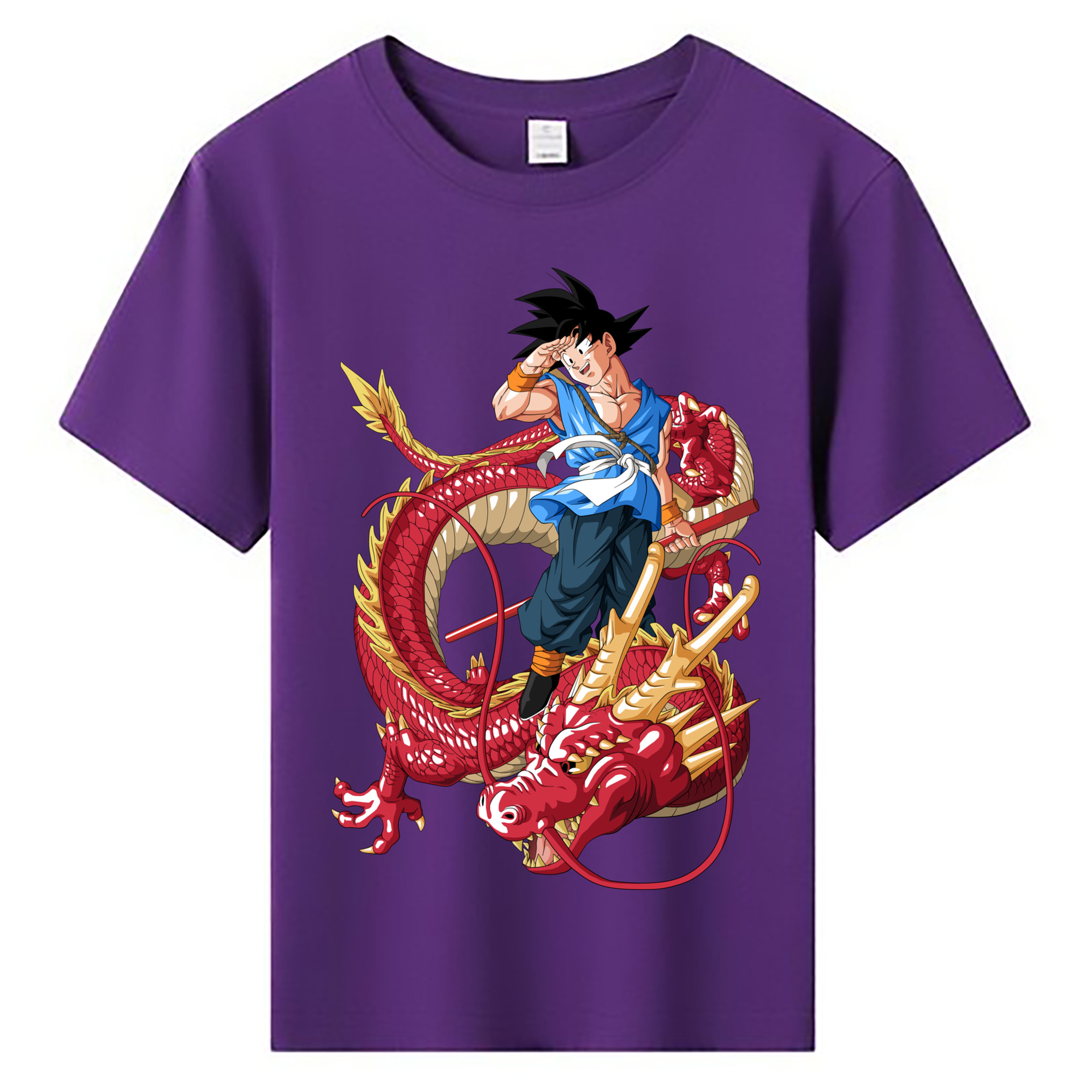 （画像用） ドラゴンボール 孫悟空（そん ごくう）Son Goku カカロット DRAGON BALL Kakarotto 綿100％キッズTシャツ（フロントプリント）
