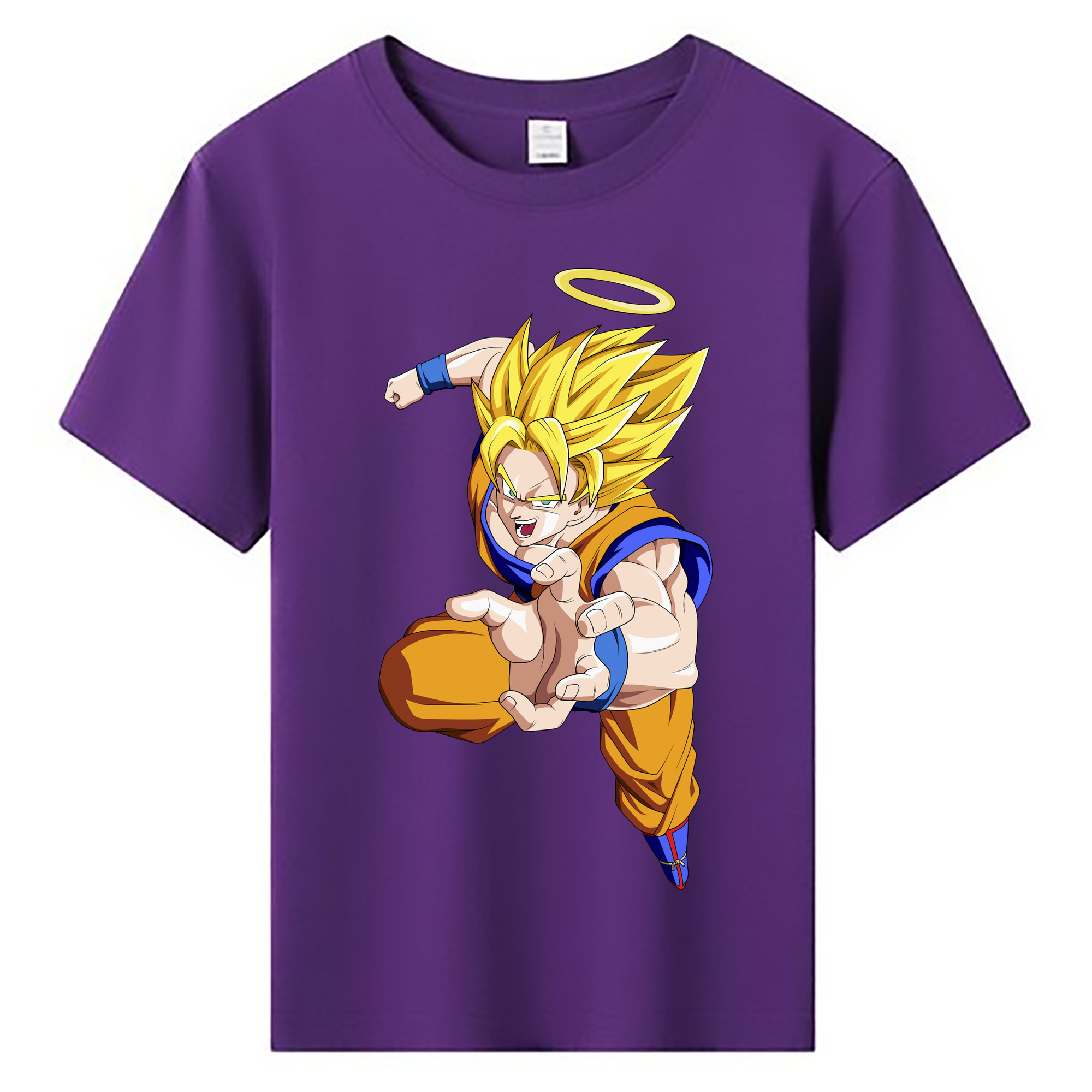 （画像用） ドラゴンボール 孫悟空（そん ごくう）Son Goku カカロット DRAGON BALL Kakarotto 綿100％キッズTシャツ（フロントプリント）