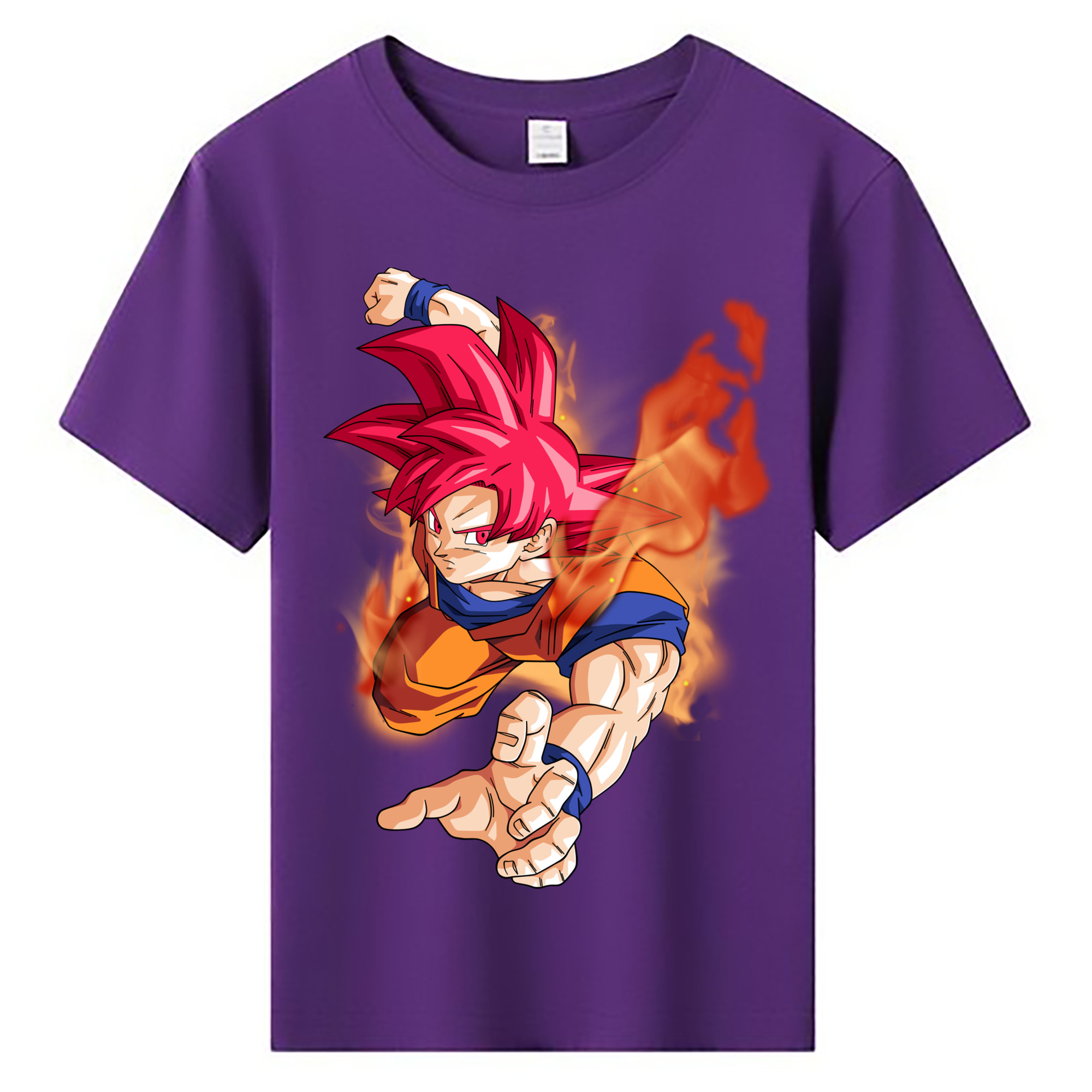 （画像用） ドラゴンボール 孫悟空（そん ごくう）Son Goku カカロット DRAGON BALL Kakarotto 綿100％キッズTシャツ（フロントプリント）