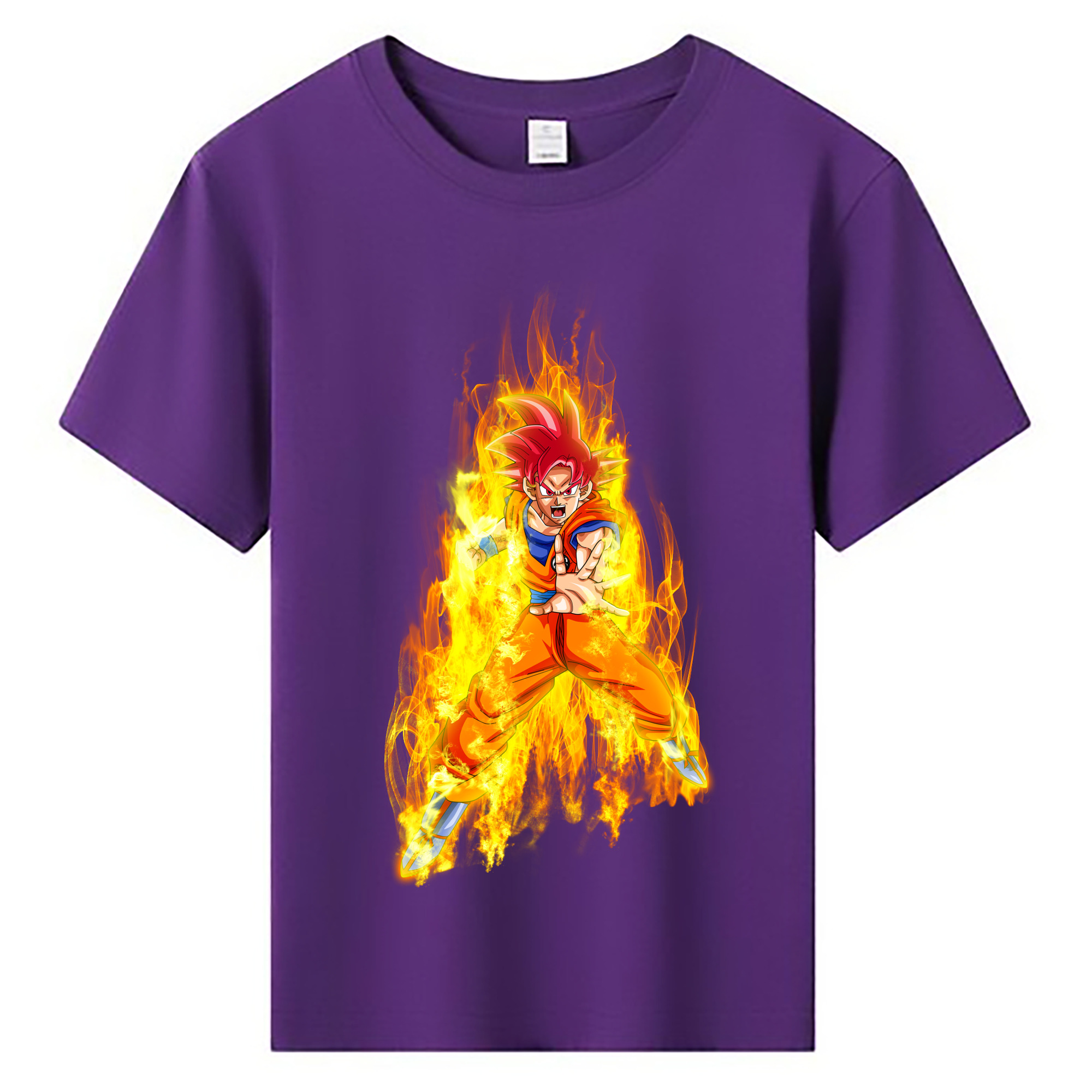（画像用） ドラゴンボール 孫悟空（そん ごくう）Son Goku カカロット DRAGON BALL Kakarotto 綿100％キッズTシャツ（フロントプリント）
