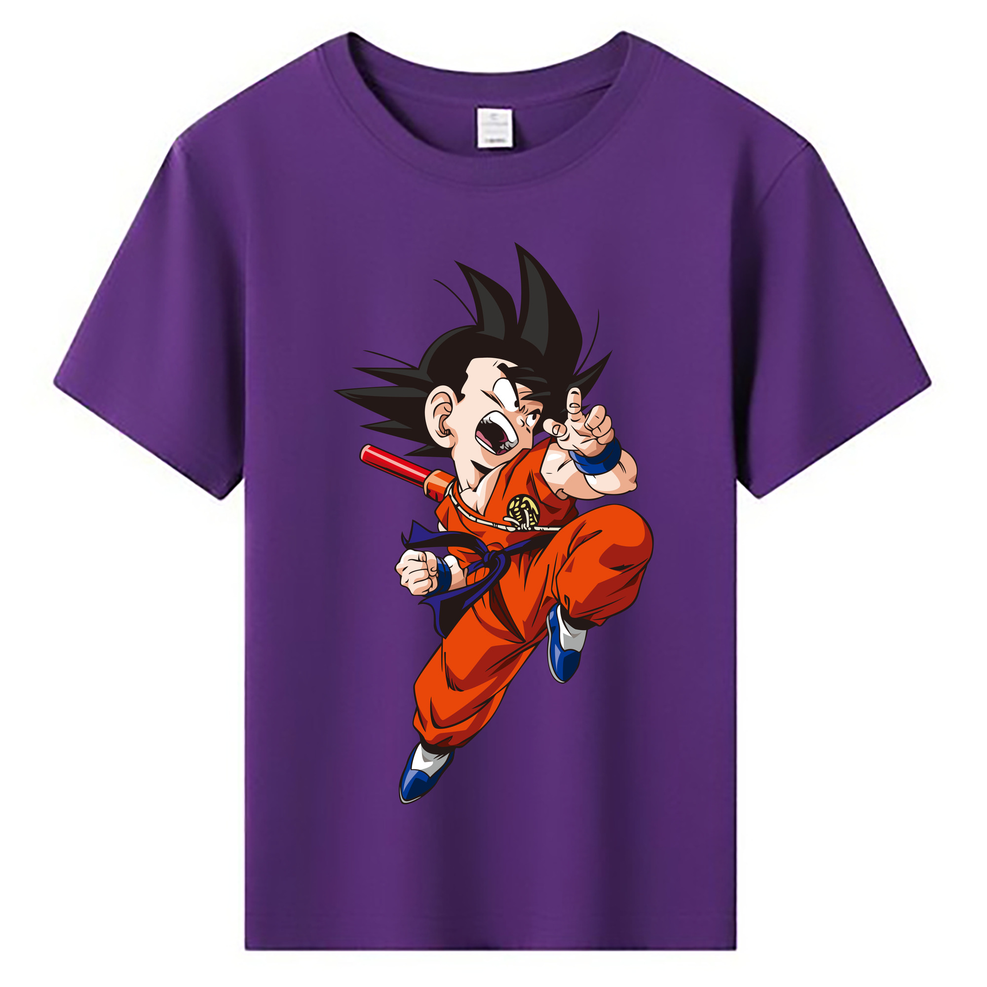 （画像用） ドラゴンボール 孫悟空（そん ごくう）Son Goku カカロット DRAGON BALL Kakarotto 綿100％キッズTシャツ（フロントプリント）