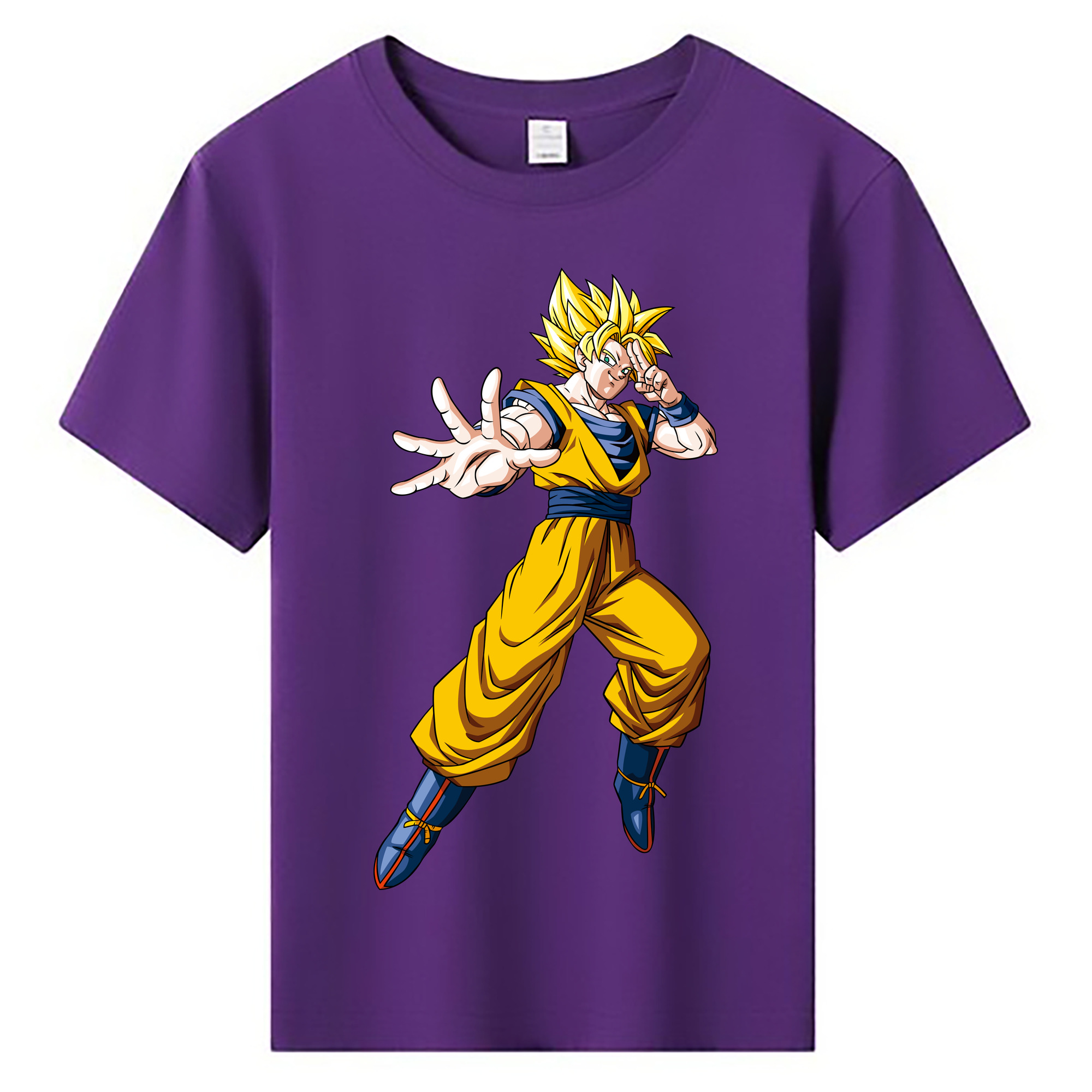 （画像用） ドラゴンボール 孫悟空（そん ごくう）Son Goku カカロット DRAGON BALL Kakarotto 綿100％キッズTシャツ（フロントプリント）