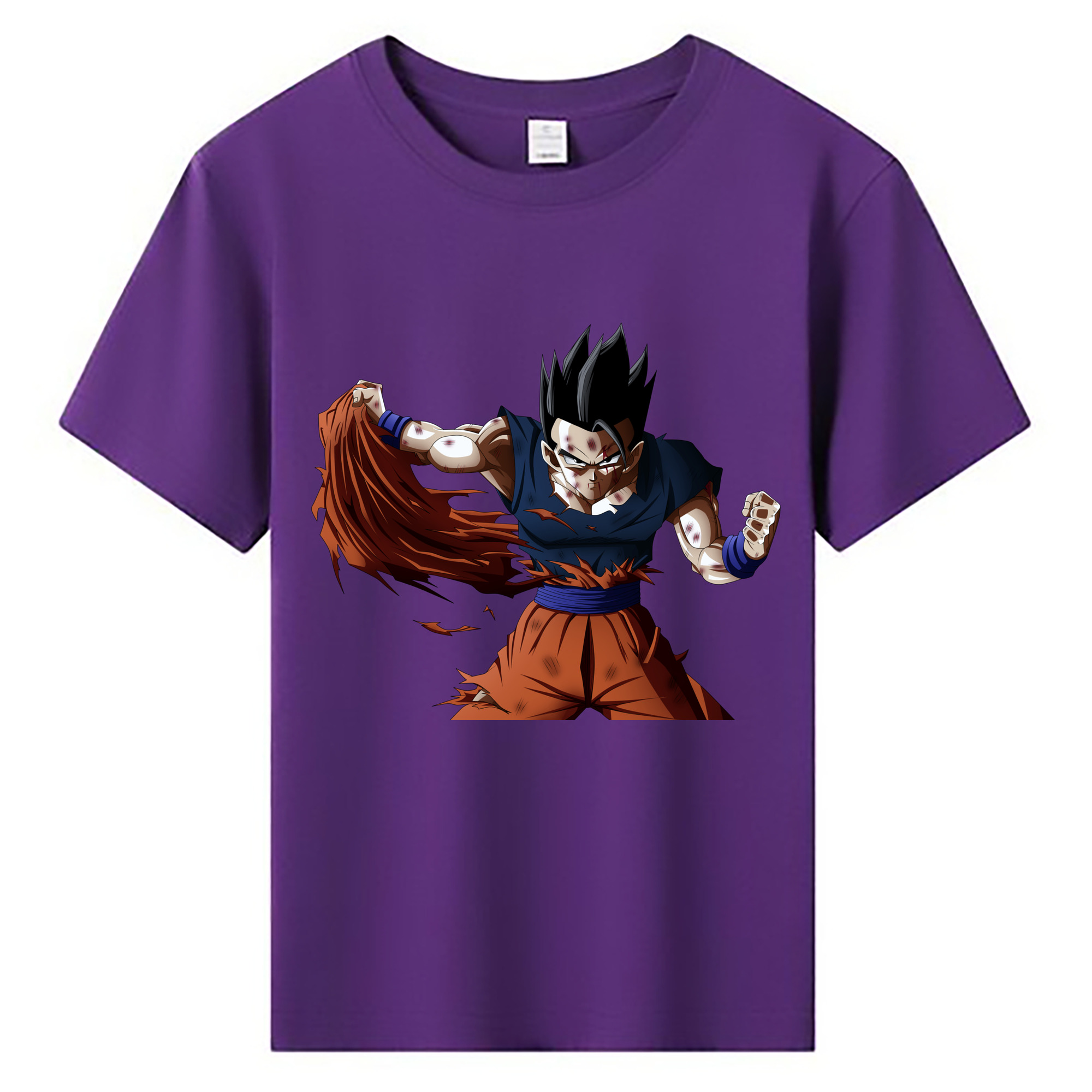 （画像用） ドラゴンボール ベジータ四世（Bejīta Yonsei）DRAGON BALL Vegeta IV 綿100％キッズTシャツ（フロントプリント）