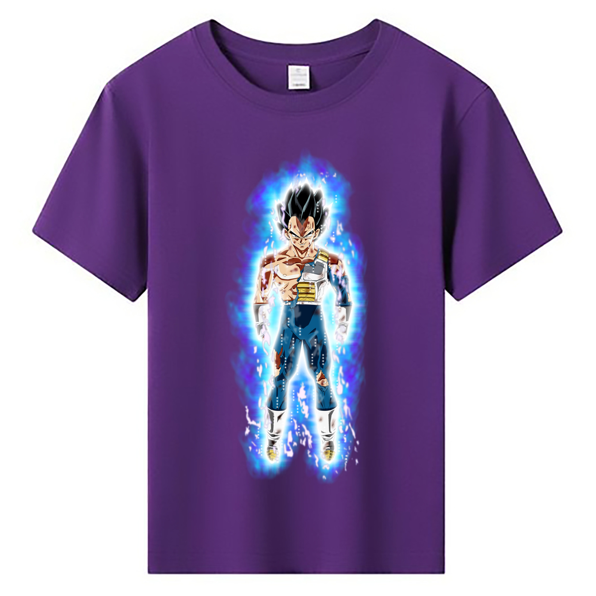 （画像用） ドラゴンボール ベジータ四世（Bejīta Yonsei）DRAGON BALL Vegeta IV 綿100％キッズTシャツ（フロントプリント）