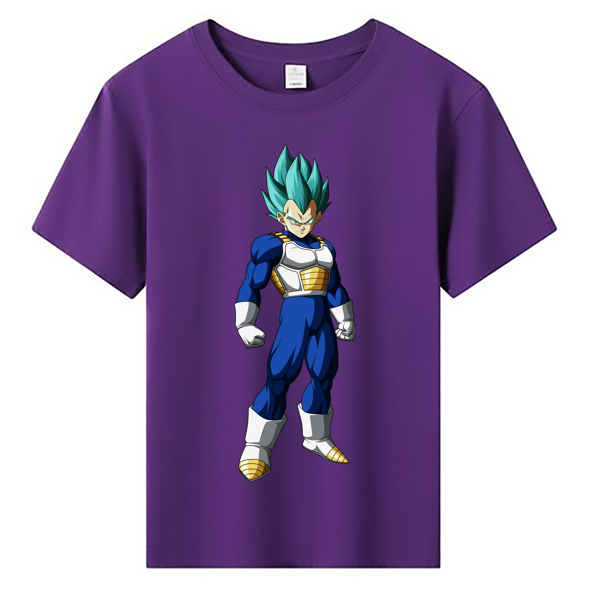 （画像用） ドラゴンボール ベジータ四世（Bejīta Yonsei）DRAGON BALL Vegeta IV 綿100％キッズTシャツ（フロントプリント）