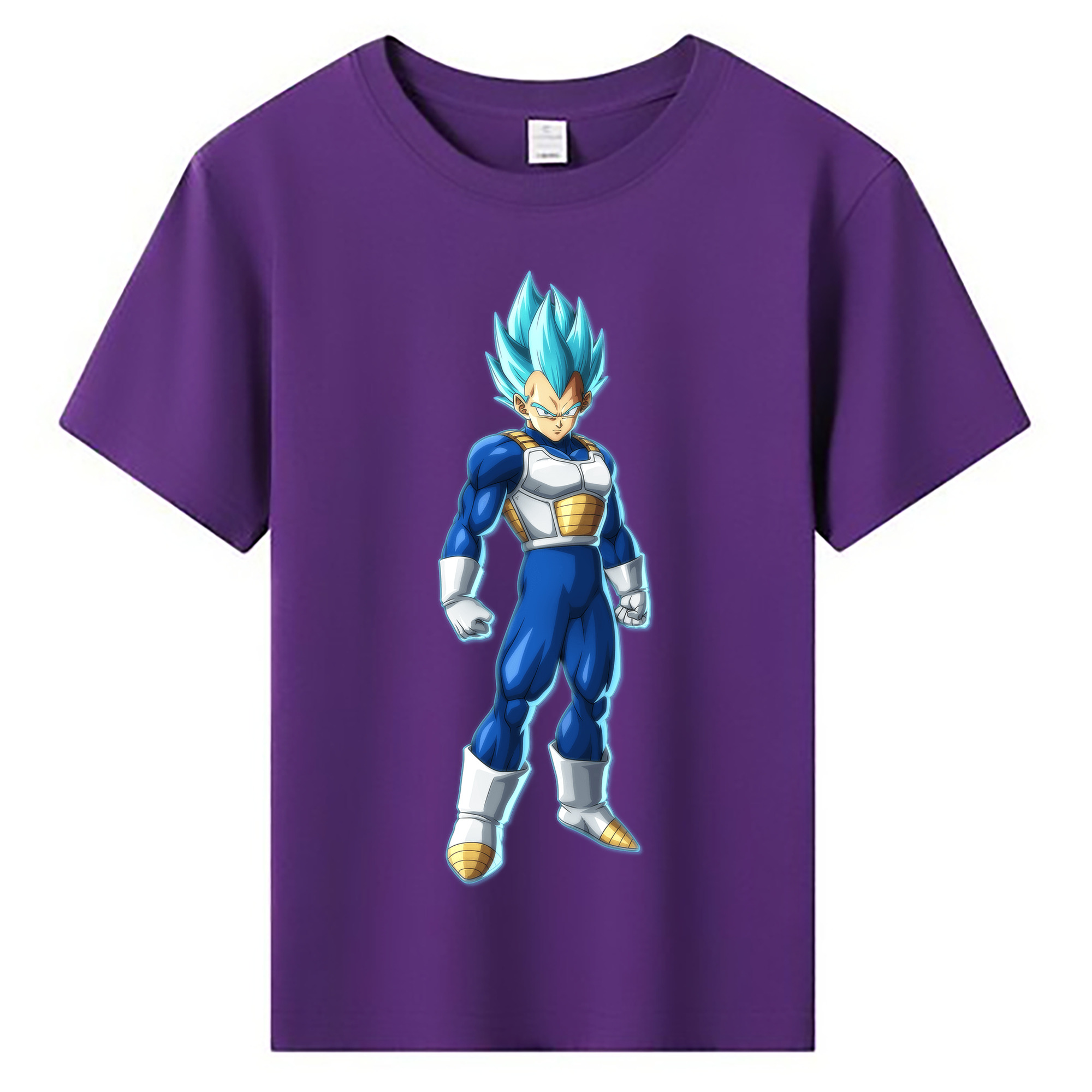 ドラゴンボール ベジータ四世（Bejīta Yonsei）DRAGON BALL Vegeta IV 綿100％キッズTシャツ（フロントプリント）