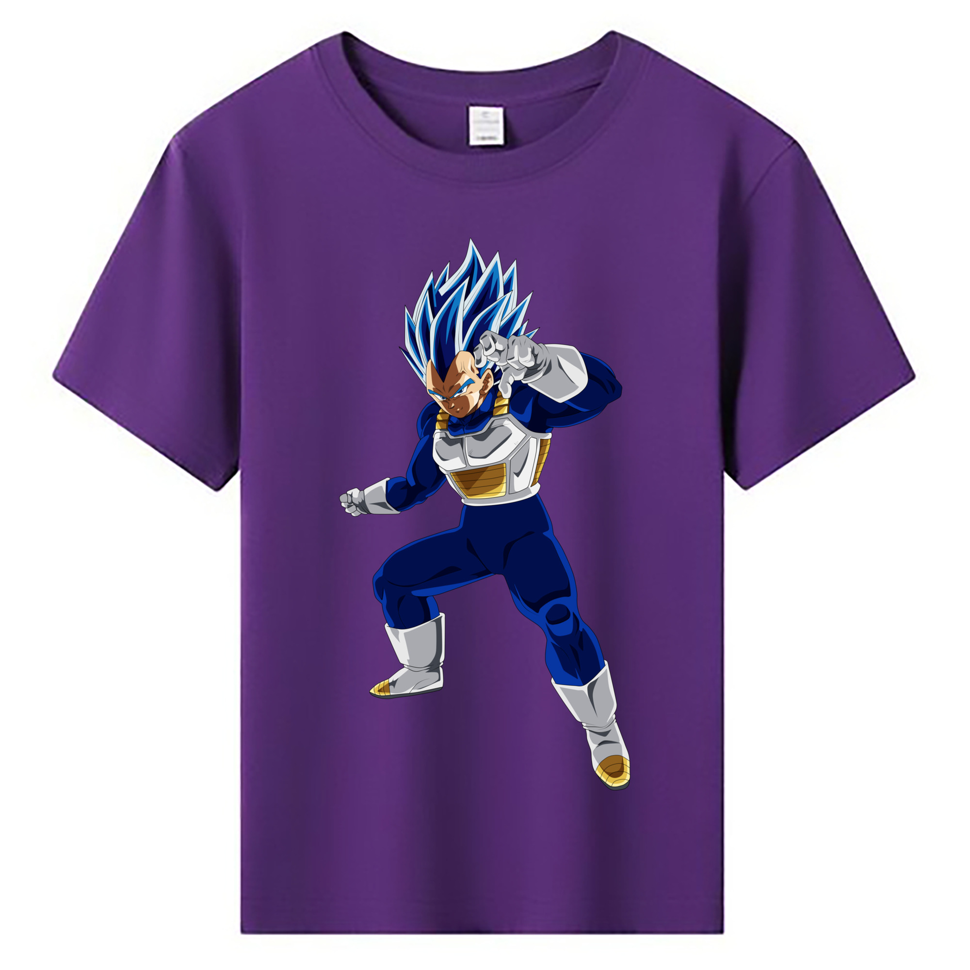 （画像用） ドラゴンボール ベジータ四世（Bejīta Yonsei）DRAGON BALL Vegeta IV 綿100％キッズTシャツ（フロントプリント）