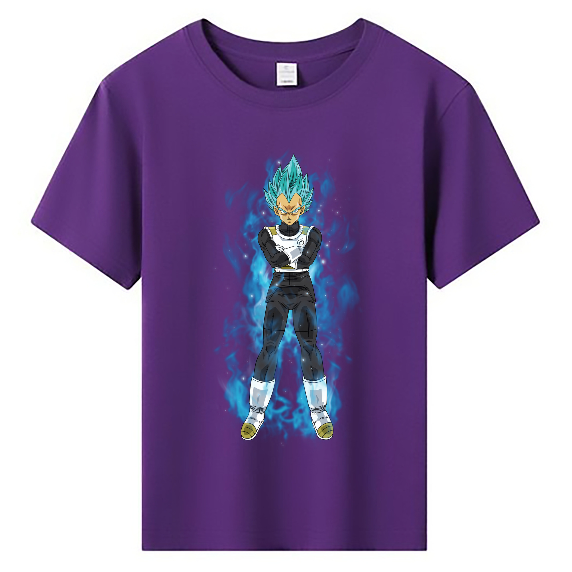 （画像用） ドラゴンボール ベジータ四世（Bejīta Yonsei）DRAGON BALL Vegeta IV 綿100％キッズTシャツ（フロントプリント）