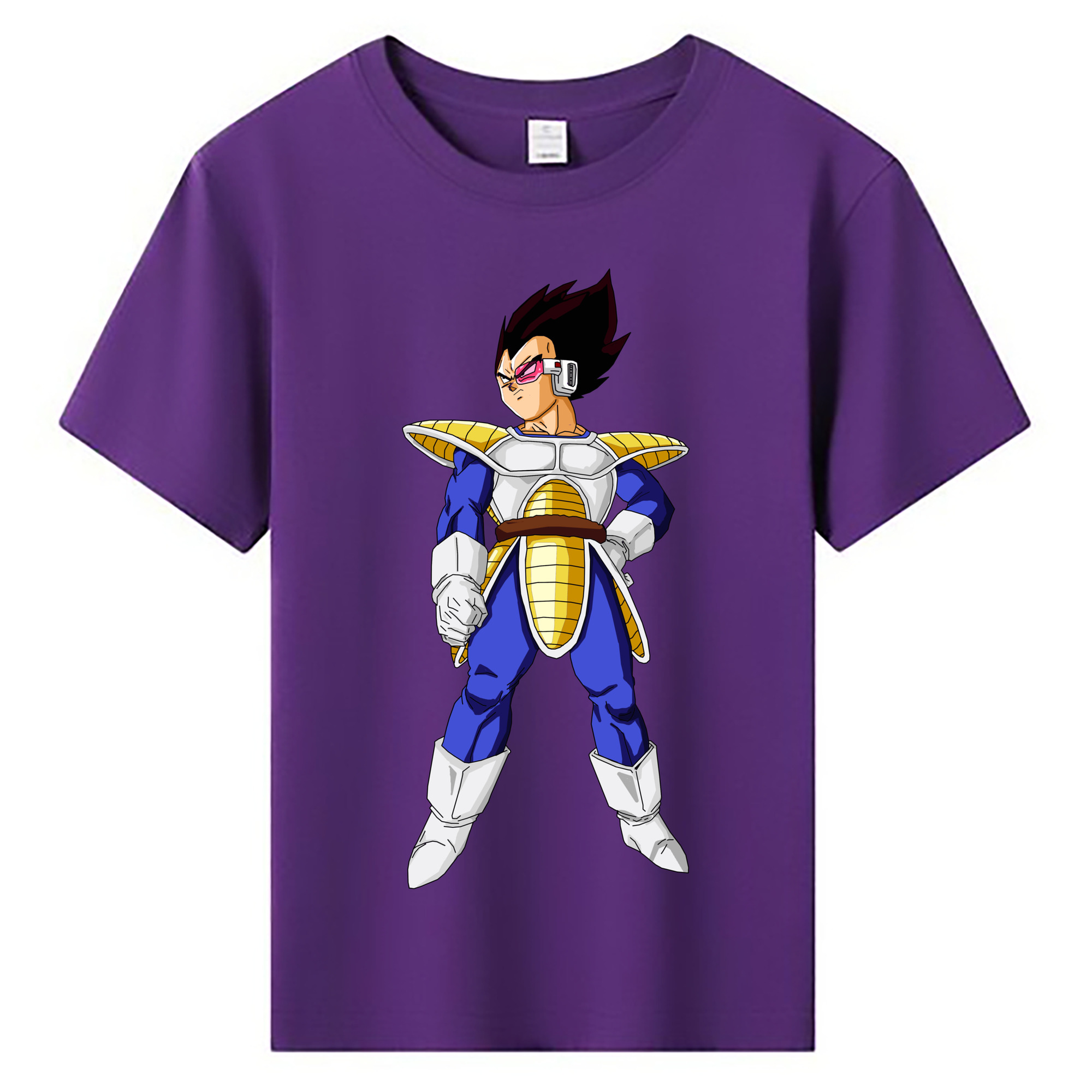 （画像用） ドラゴンボール ベジータ四世（Bejīta Yonsei）DRAGON BALL Vegeta IV 綿100％キッズTシャツ（フロントプリント）