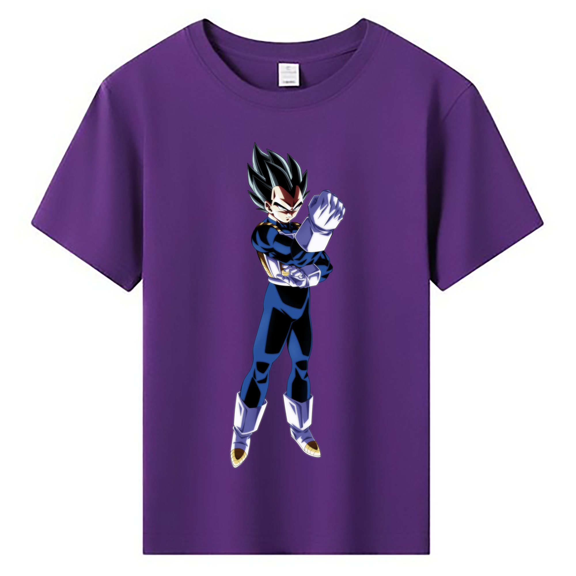 （画像用） ドラゴンボール ベジータ四世（Bejīta Yonsei）DRAGON BALL Vegeta IV 綿100％キッズTシャツ（フロントプリント）