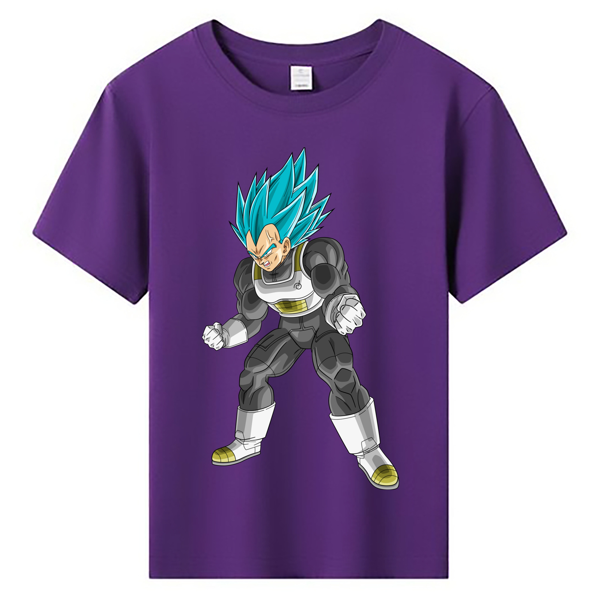 （画像用） ドラゴンボール ベジータ四世（Bejīta Yonsei）DRAGON BALL Vegeta IV 綿100％キッズTシャツ（フロントプリント）